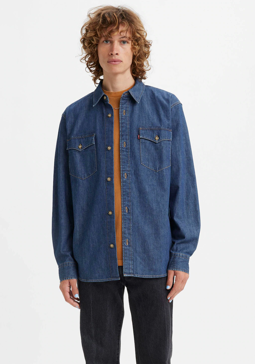 Levis Jeanshemd "RELAXED FIT WESTERN", im Western-Stil günstig online kaufen