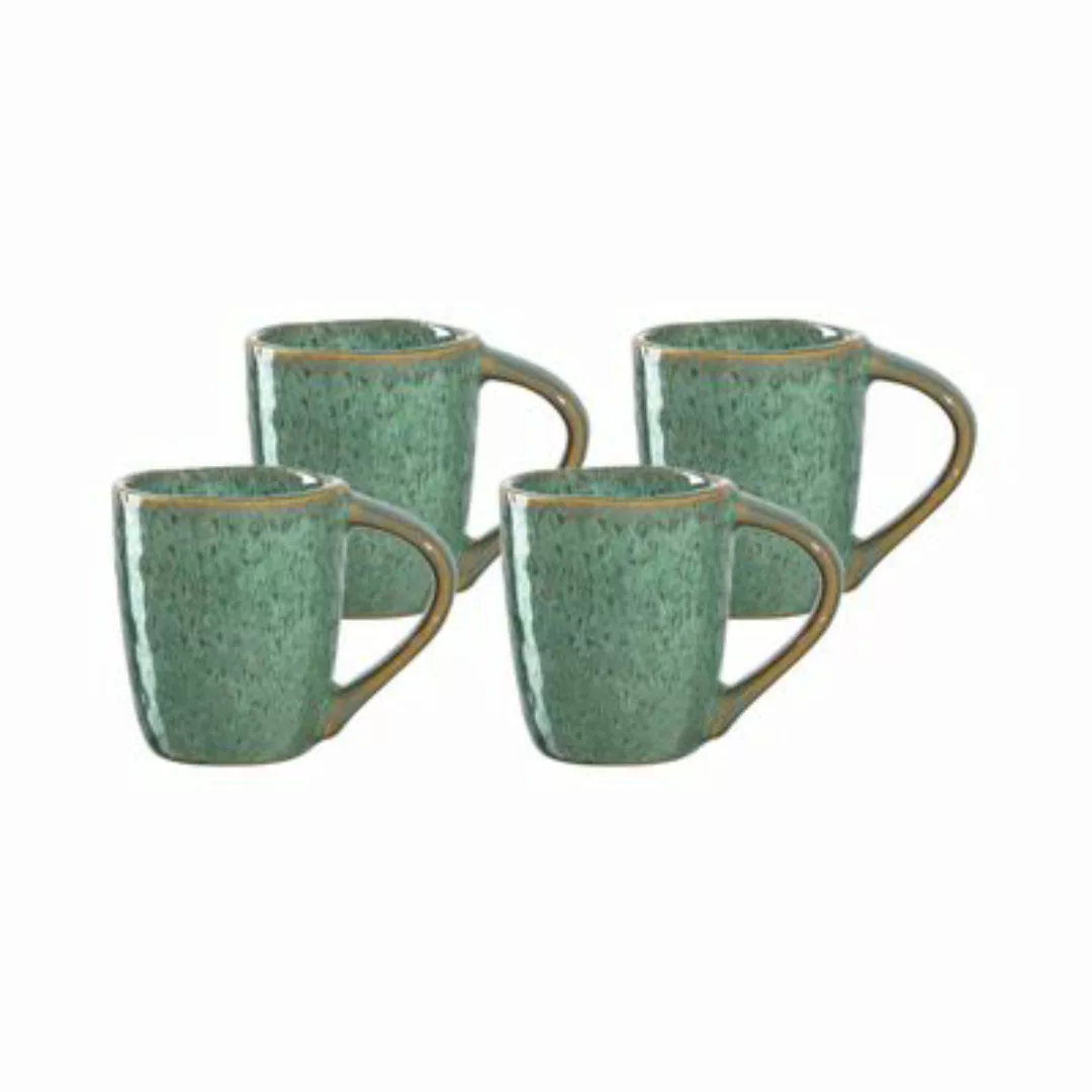 LEONARDO MATERA Keramiktasse 90 ml grün 4er Set Kaffeebecher günstig online kaufen
