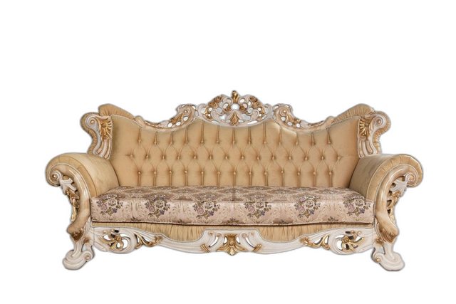 Xlmoebel Sofa Chesterfield Barock Dreisitzer Couch Möbel Sofa Couchen Stoff günstig online kaufen