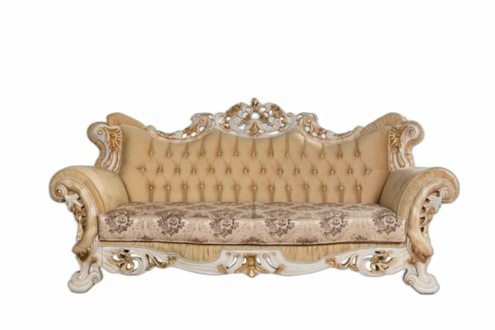 Xlmoebel Sofa Chesterfield Barock Dreisitzer Couch Möbel Sofa Couchen Stoff günstig online kaufen