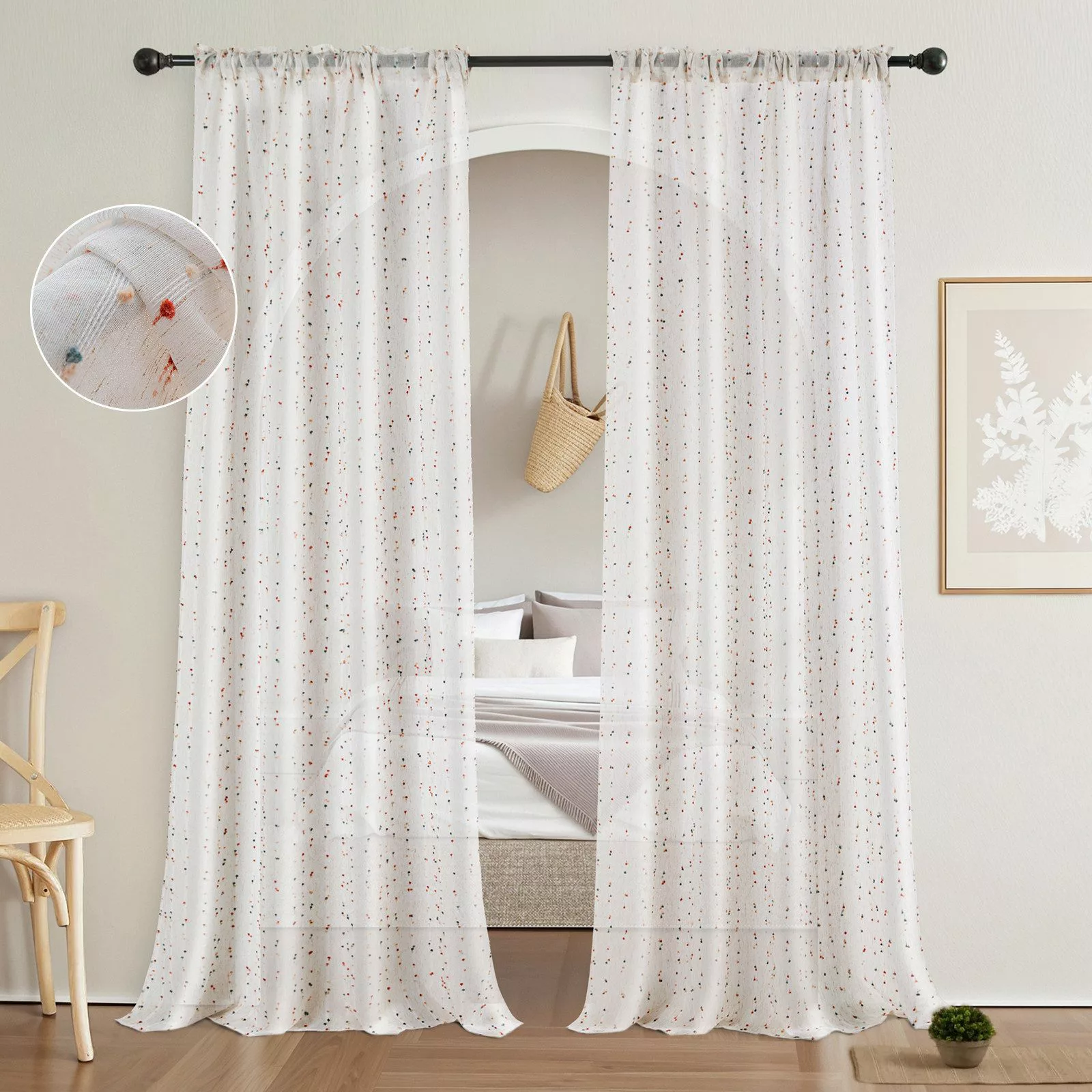 BTTO Vorhang&Gardine Gardine Boho Vorhänge mit günstig online kaufen