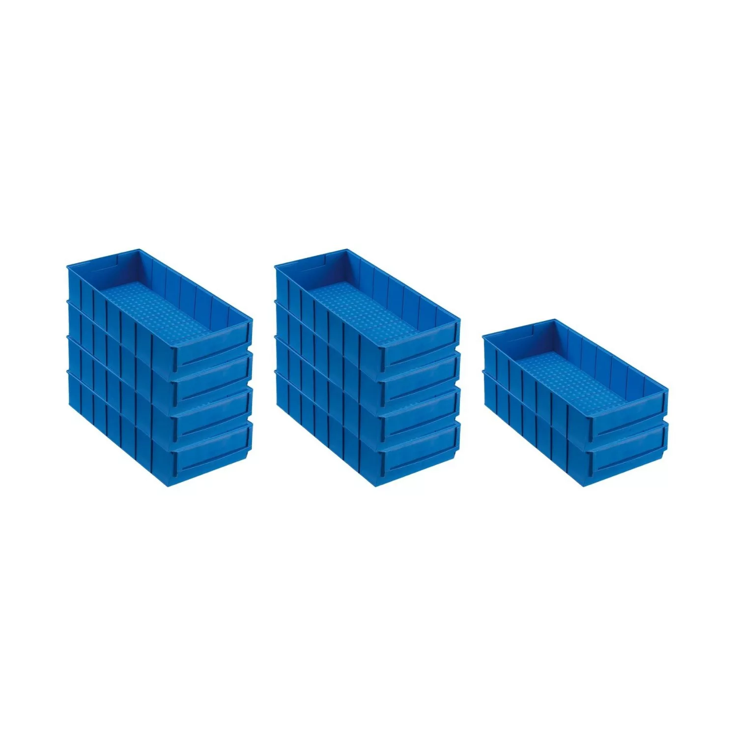 PROREGAL SparSet 10x Blaue Indurstriebox 400 B HxBxT 8,1 x 18,3 x 40 cm 4,7 günstig online kaufen