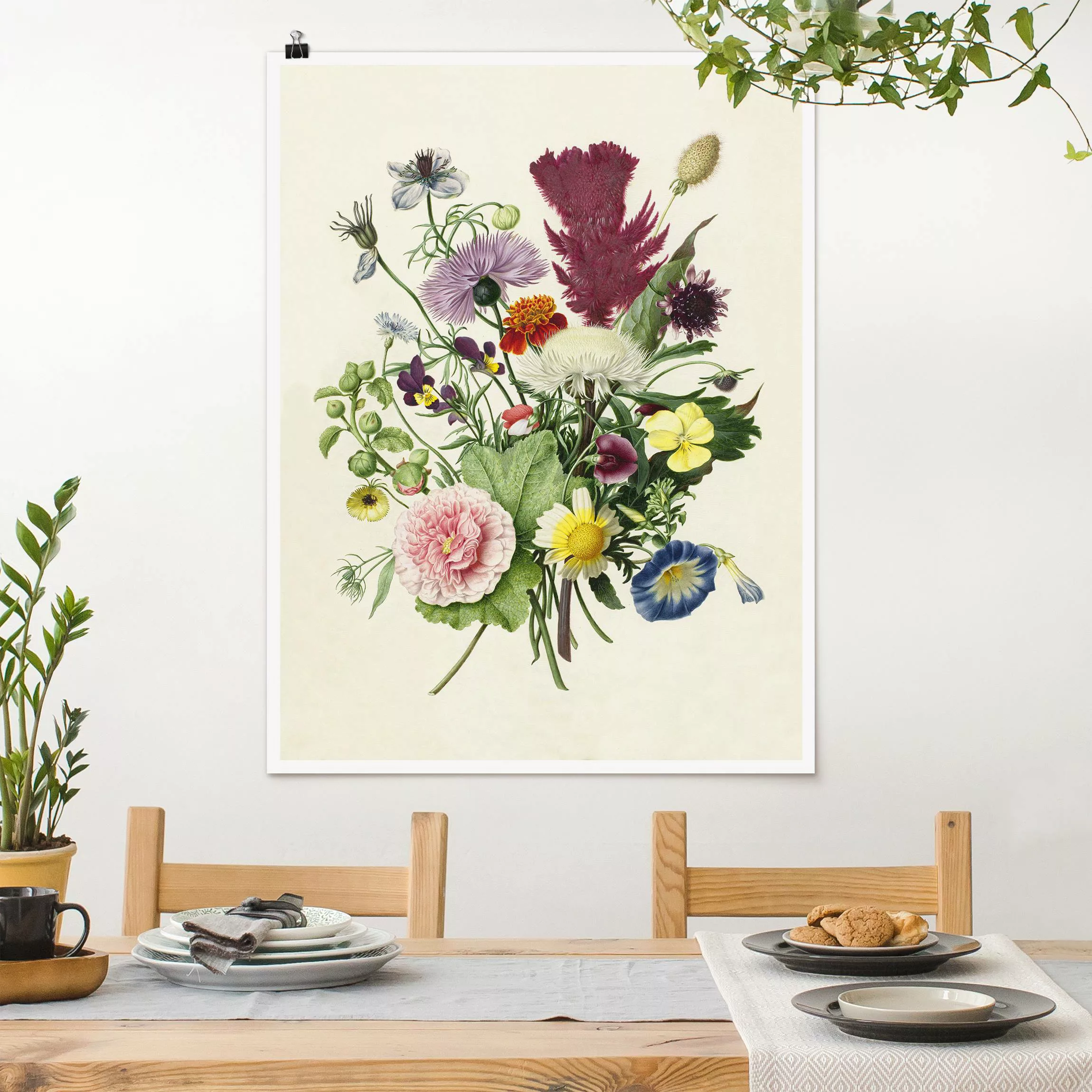 Poster Blumenstrauß von 1680 günstig online kaufen