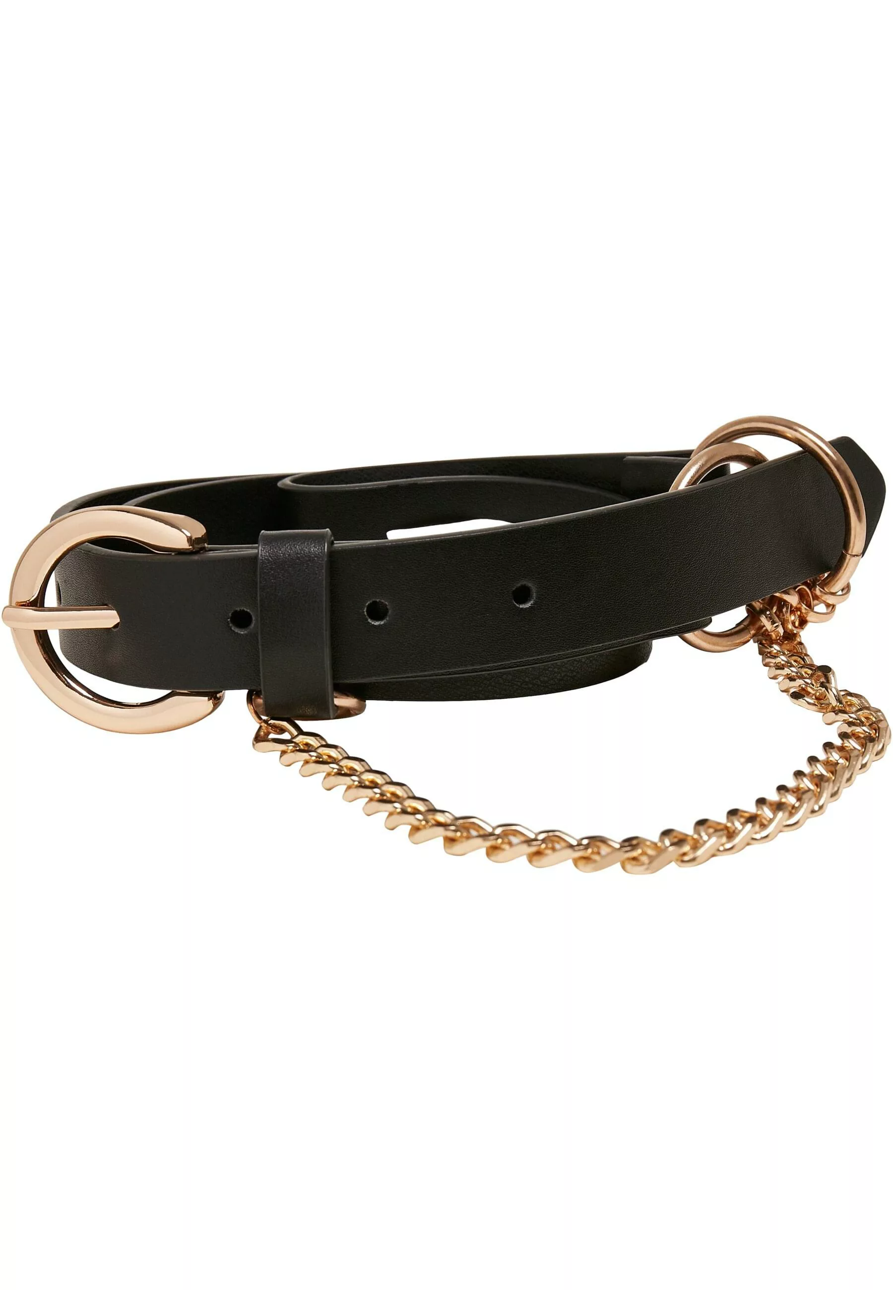 URBAN CLASSICS Hüftgürtel "Urban Classics Unisex Synthetic Leather Belt Wit günstig online kaufen