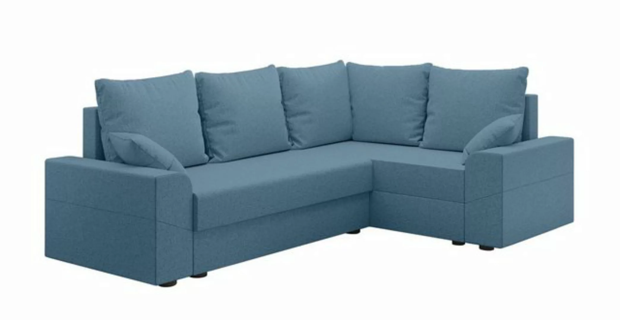 Stylefy Ecksofa Montero, L-Form, Eckcouch, Sofa, Sitzkomfort, mit Bettfunkt günstig online kaufen