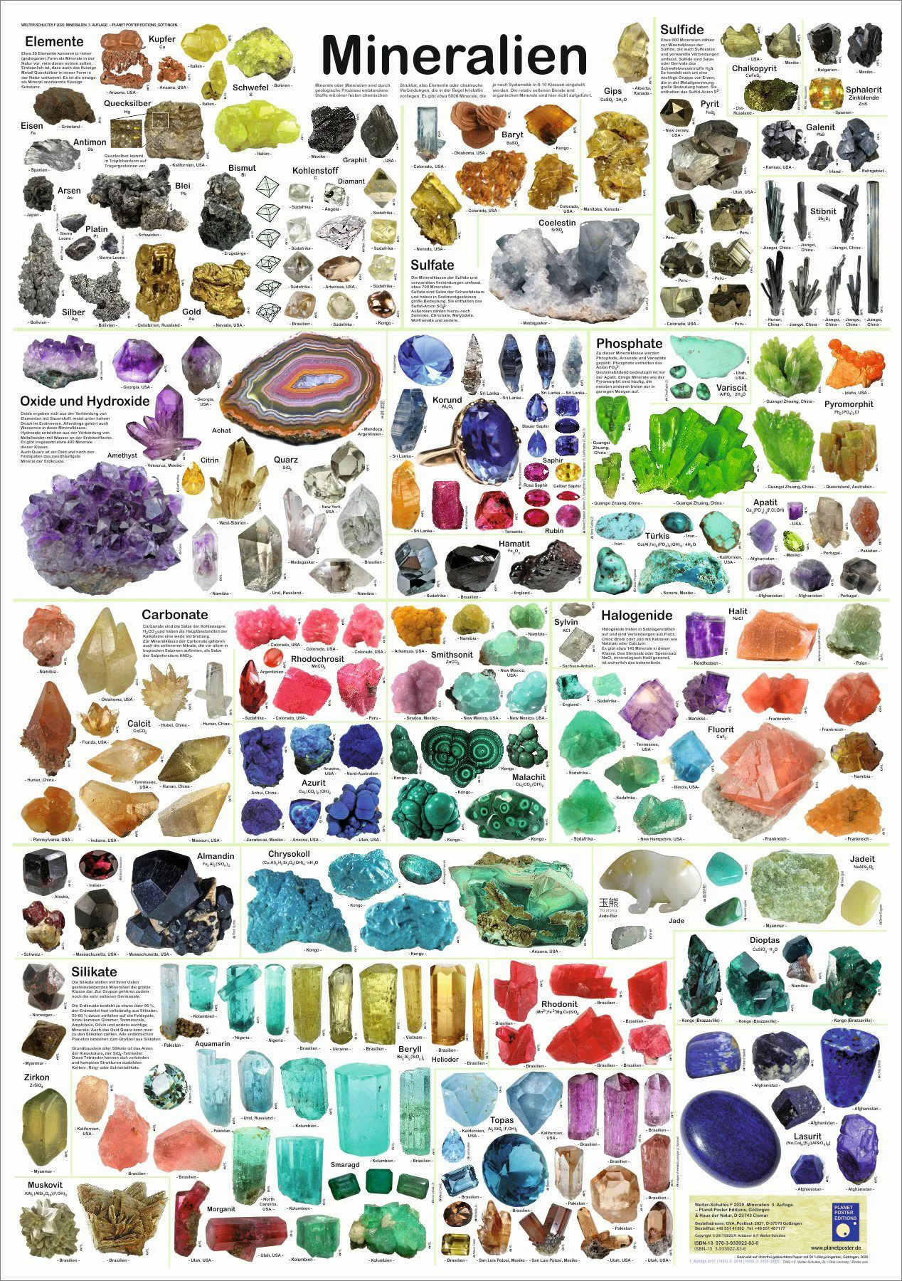 Close Up Poster Mineralien Poster deutsch günstig online kaufen