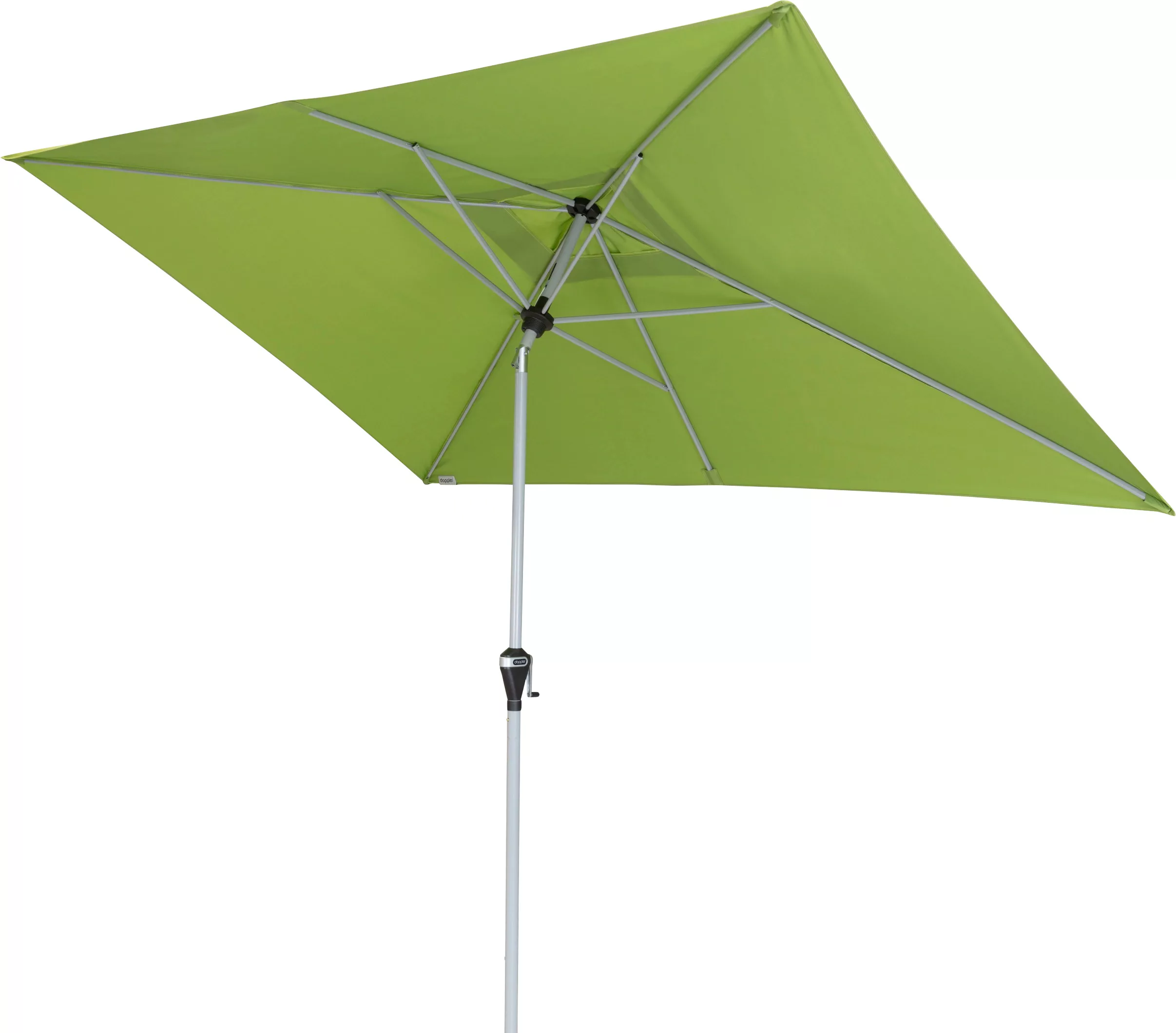 Doppler Balkonschirm Active Auto Tilt 294 cm x 200 cm Greige mit Kurbelmech günstig online kaufen