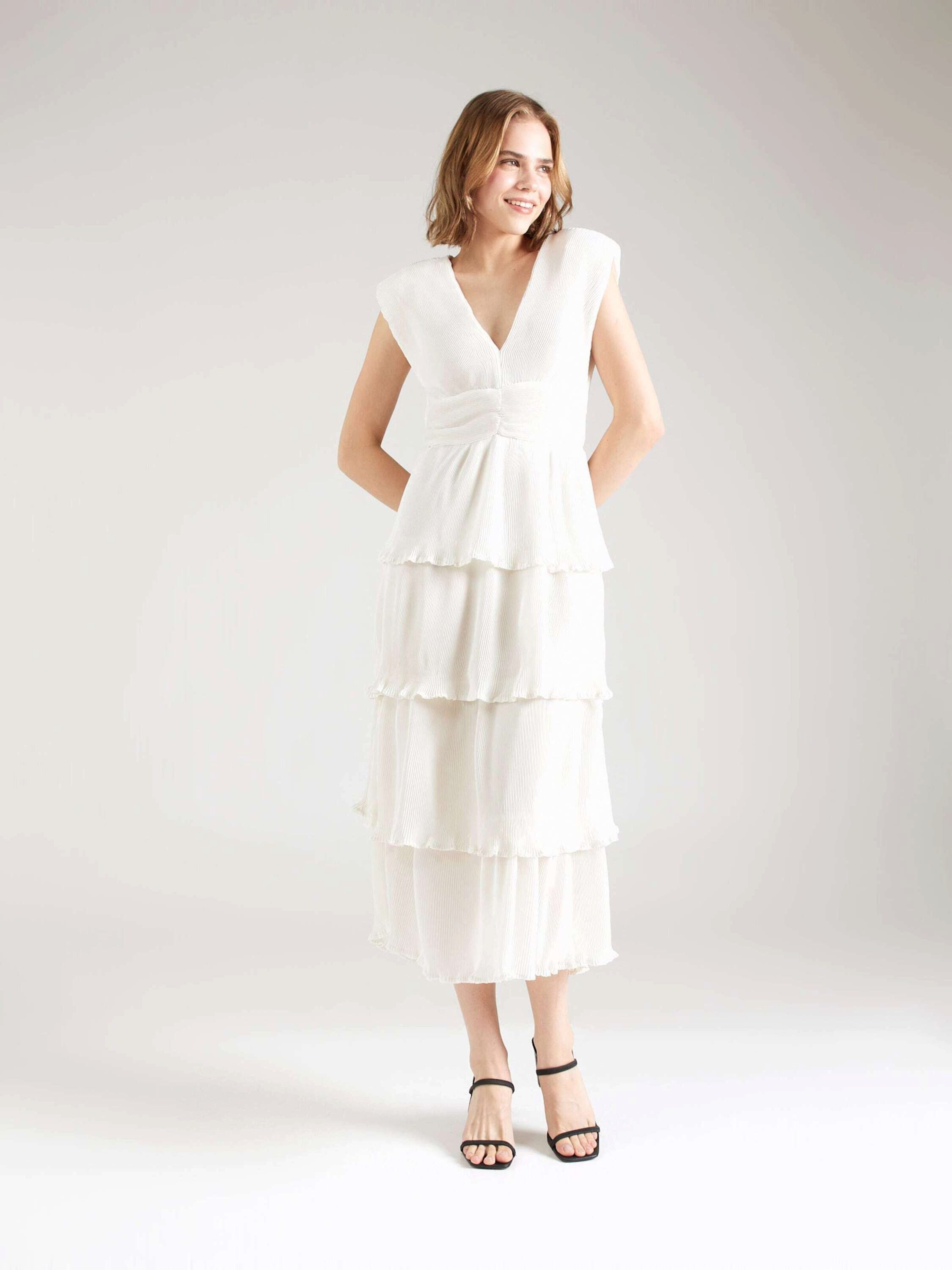 Vila Abendkleid LILLIAN (1-tlg) Volant günstig online kaufen