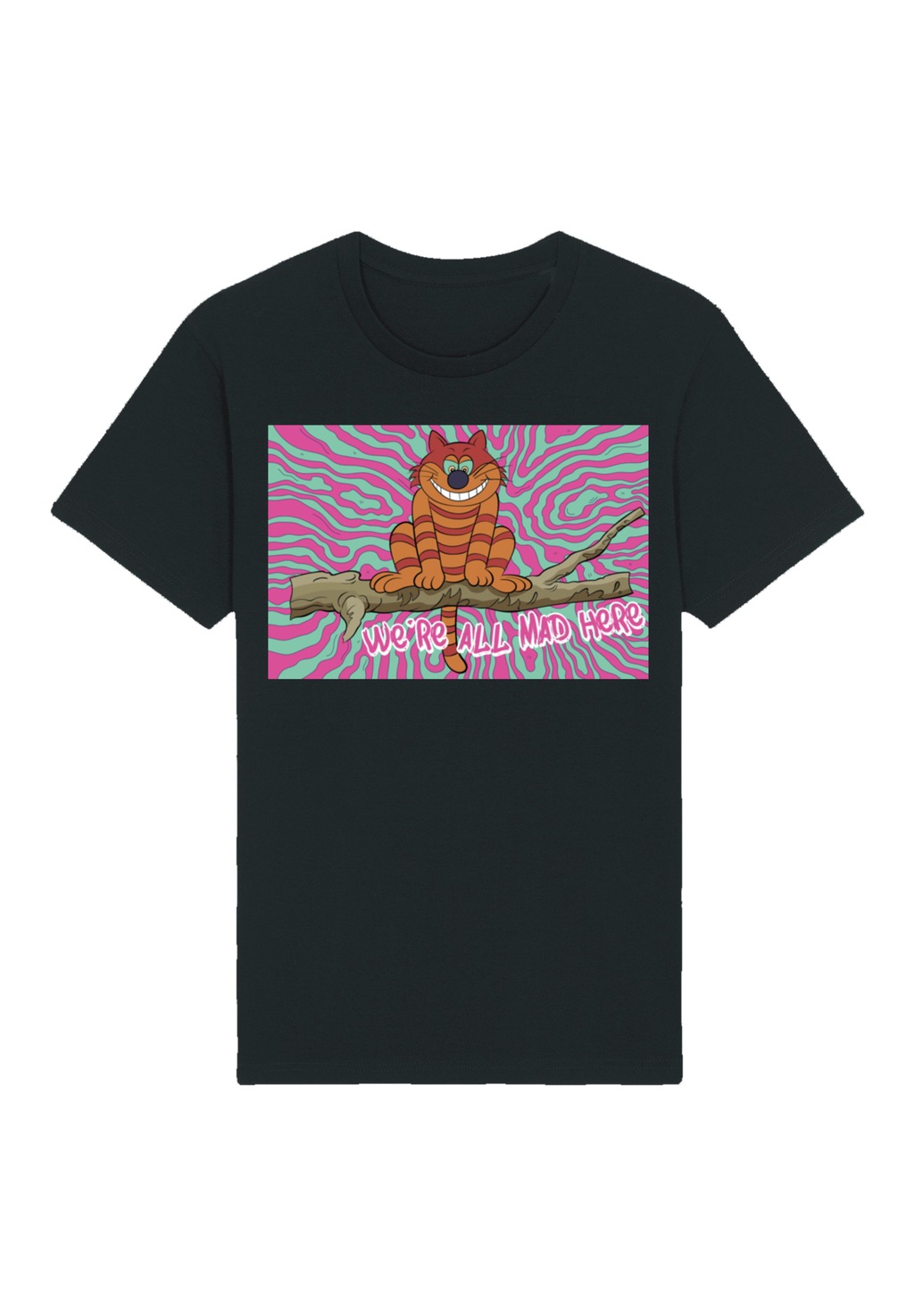 F4NT4STIC T-Shirt "Alice im Wunderland Crazy Cat", Premium Qualität, Zeiche günstig online kaufen