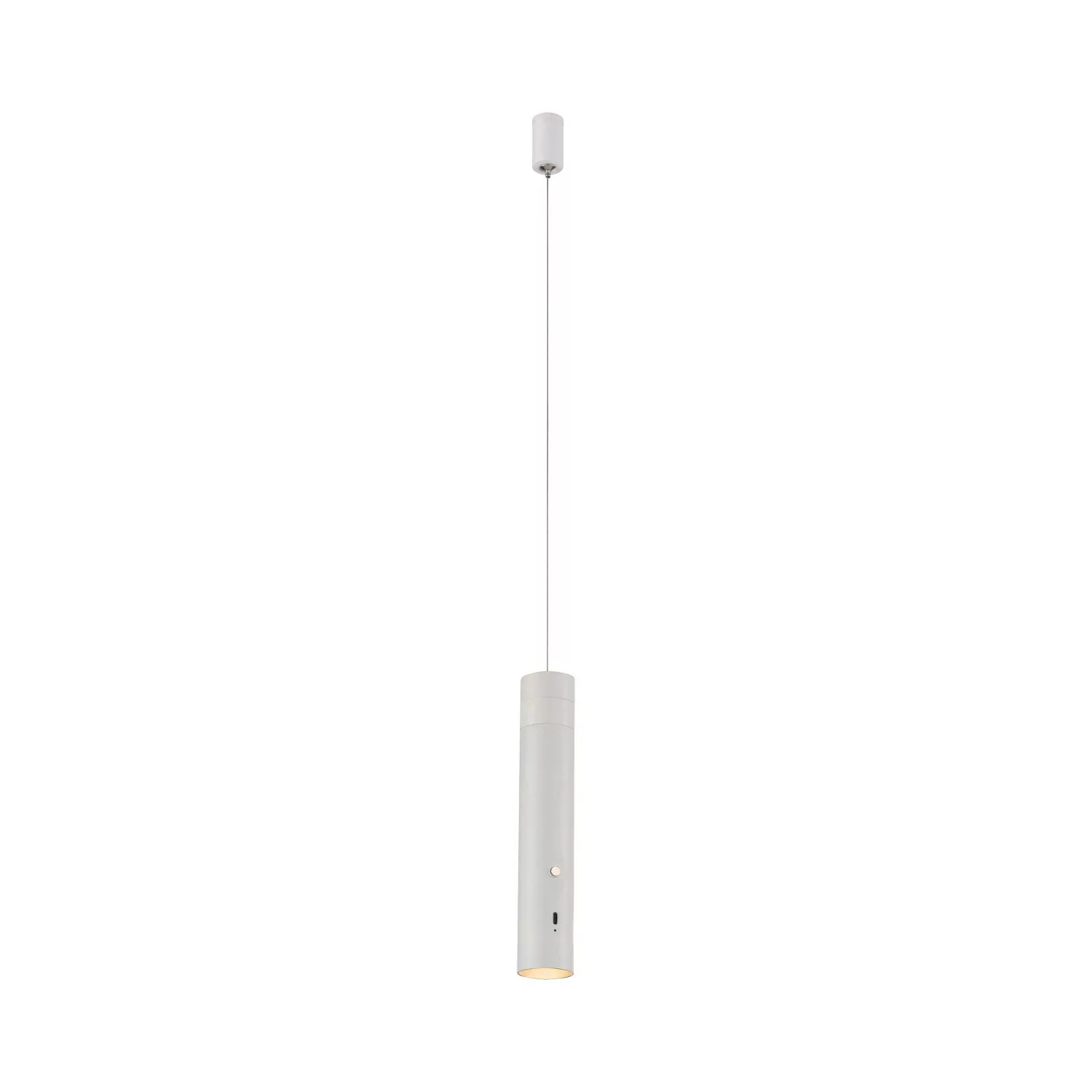 Just Light. LED-Akku-Pendelleuchte Attach Weiß 120 cm x Ø 16 günstig online kaufen