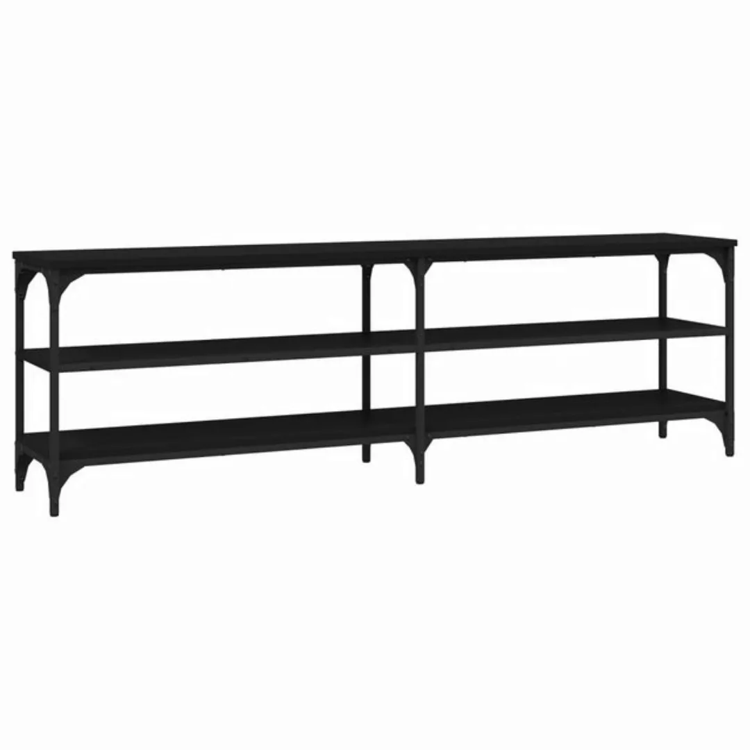 furnicato TV-Schrank Schwarz 160x30x50 cm Holzwerkstoff (1-St) günstig online kaufen