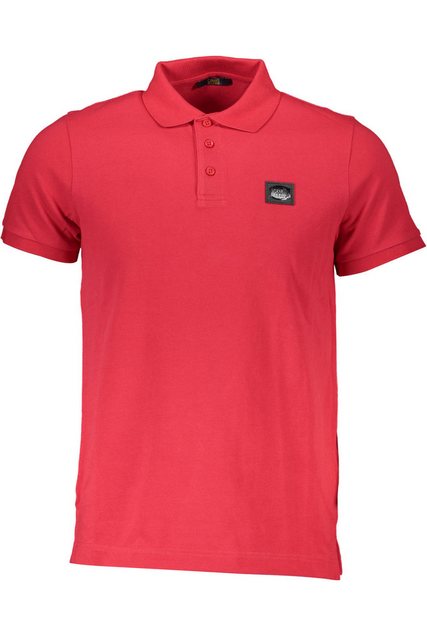 Cavalli Class Poloshirt Herren Kurzarm-Poloshirt Rot - Regular Fit mit Logo günstig online kaufen