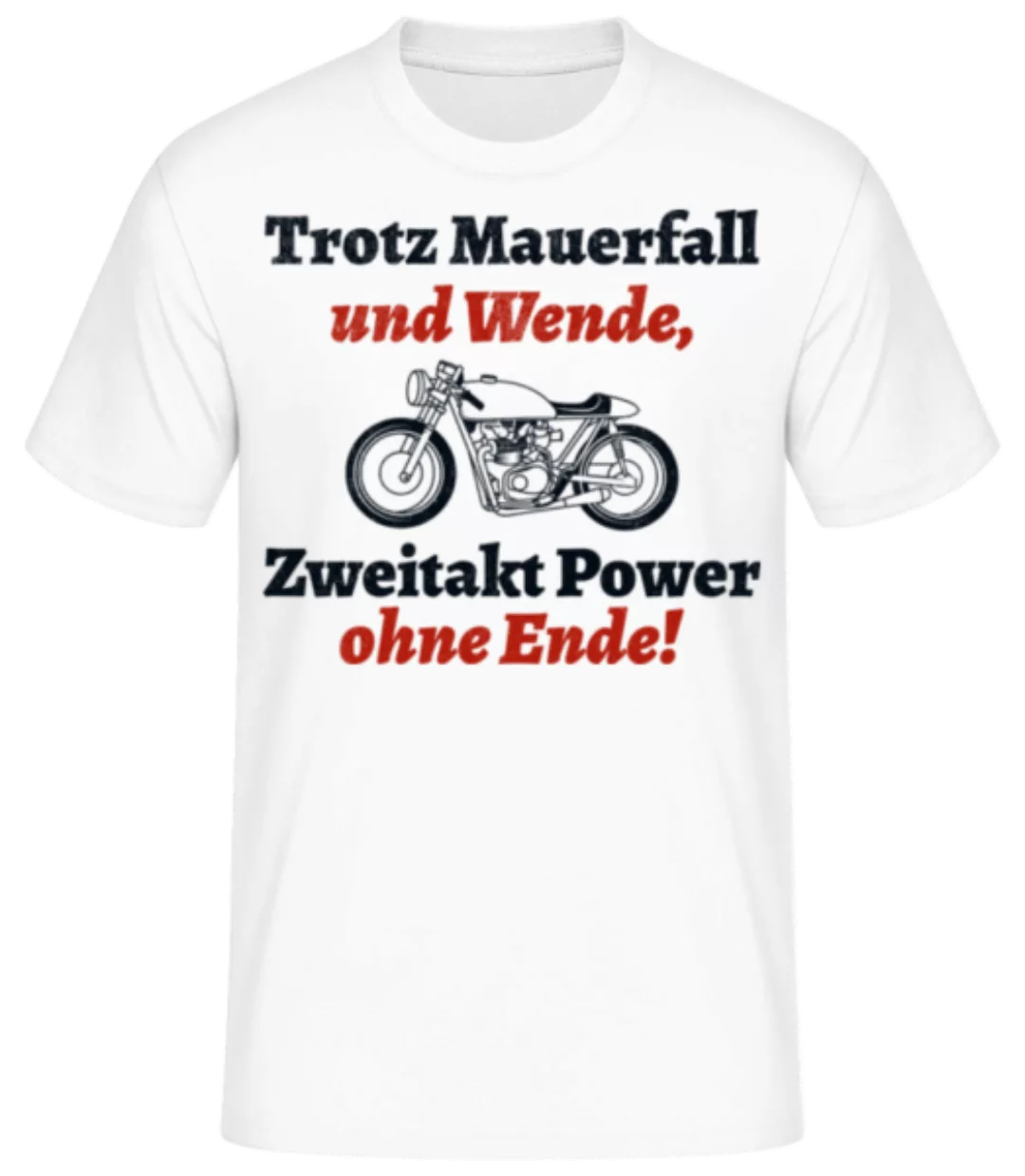 Zweitakt Power · Männer Basic T-Shirt günstig online kaufen