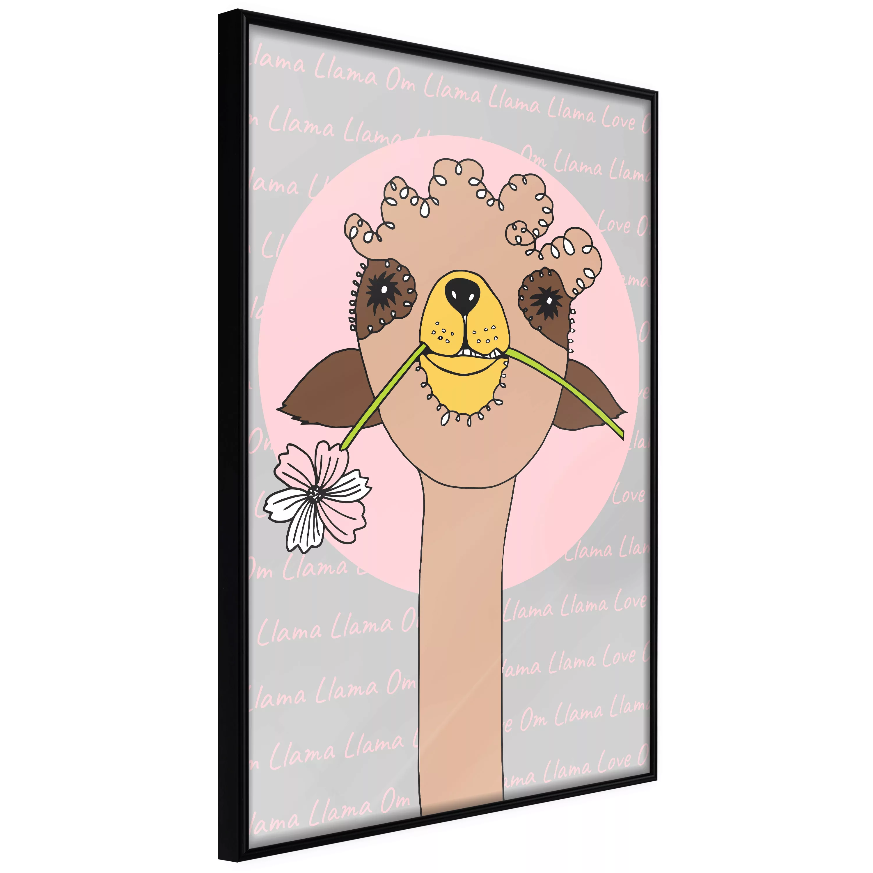 Poster - Cute Llama günstig online kaufen