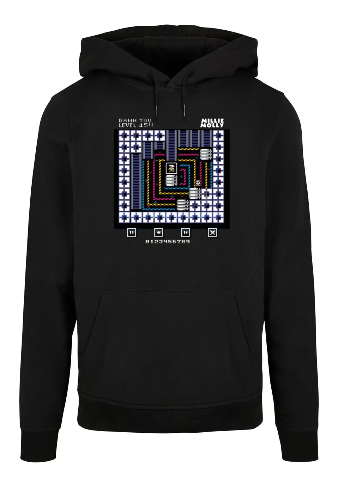 F4NT4STIC Kapuzenpullover "Retro Gaming Level 45", Print günstig online kaufen