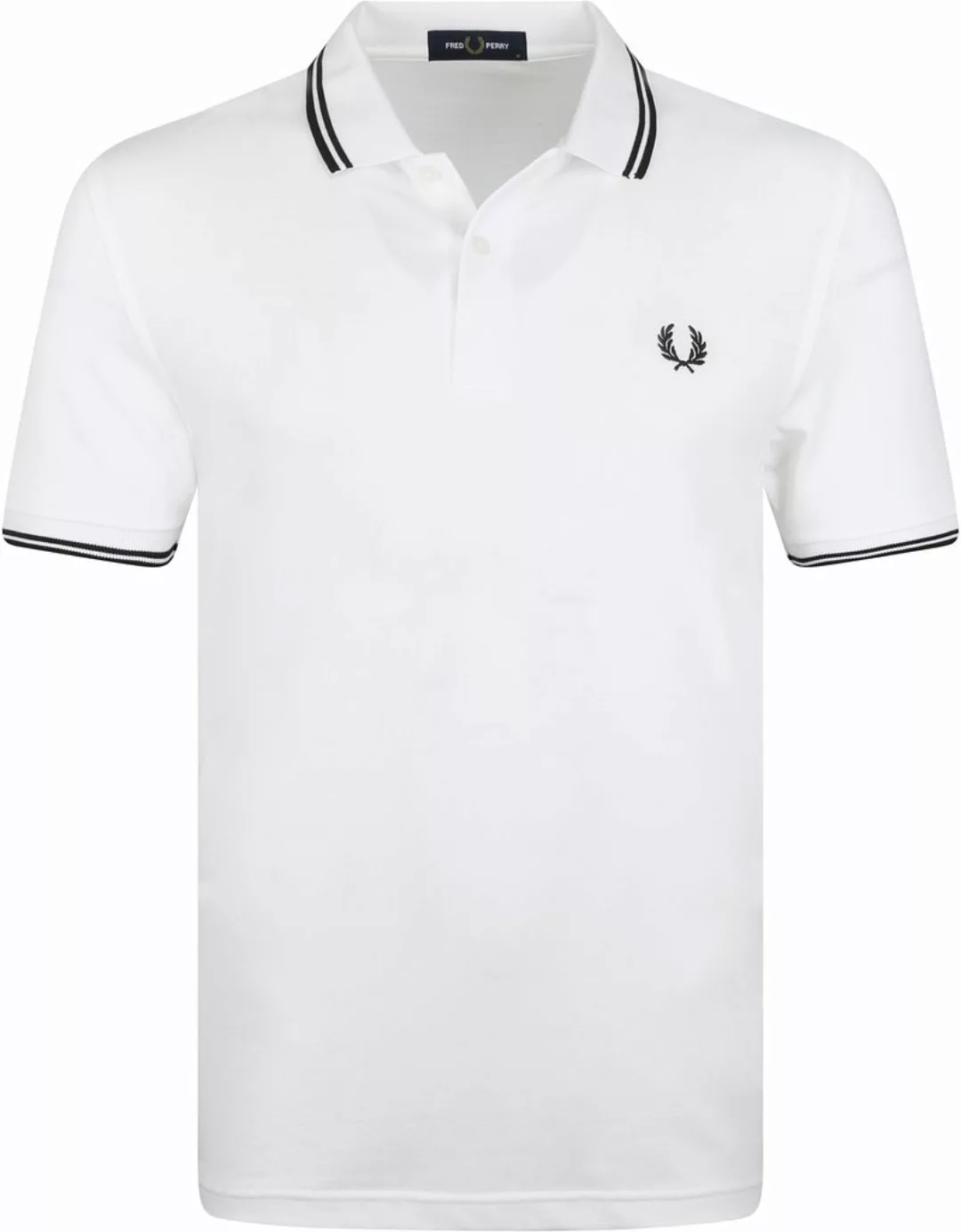 Fred Perry Polo Shirt M3600 weiß - Größe M günstig online kaufen