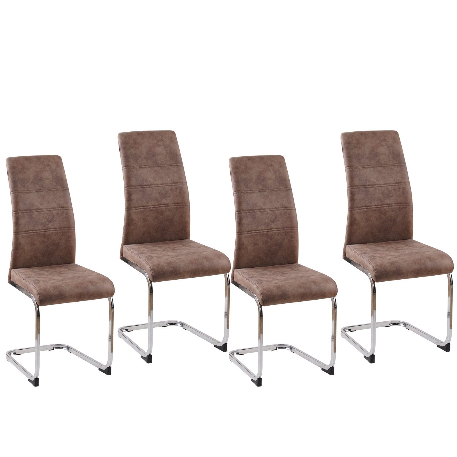HTI-Living Freischwinger Schwingstuhl SallyC Braun (Set, günstig online kaufen