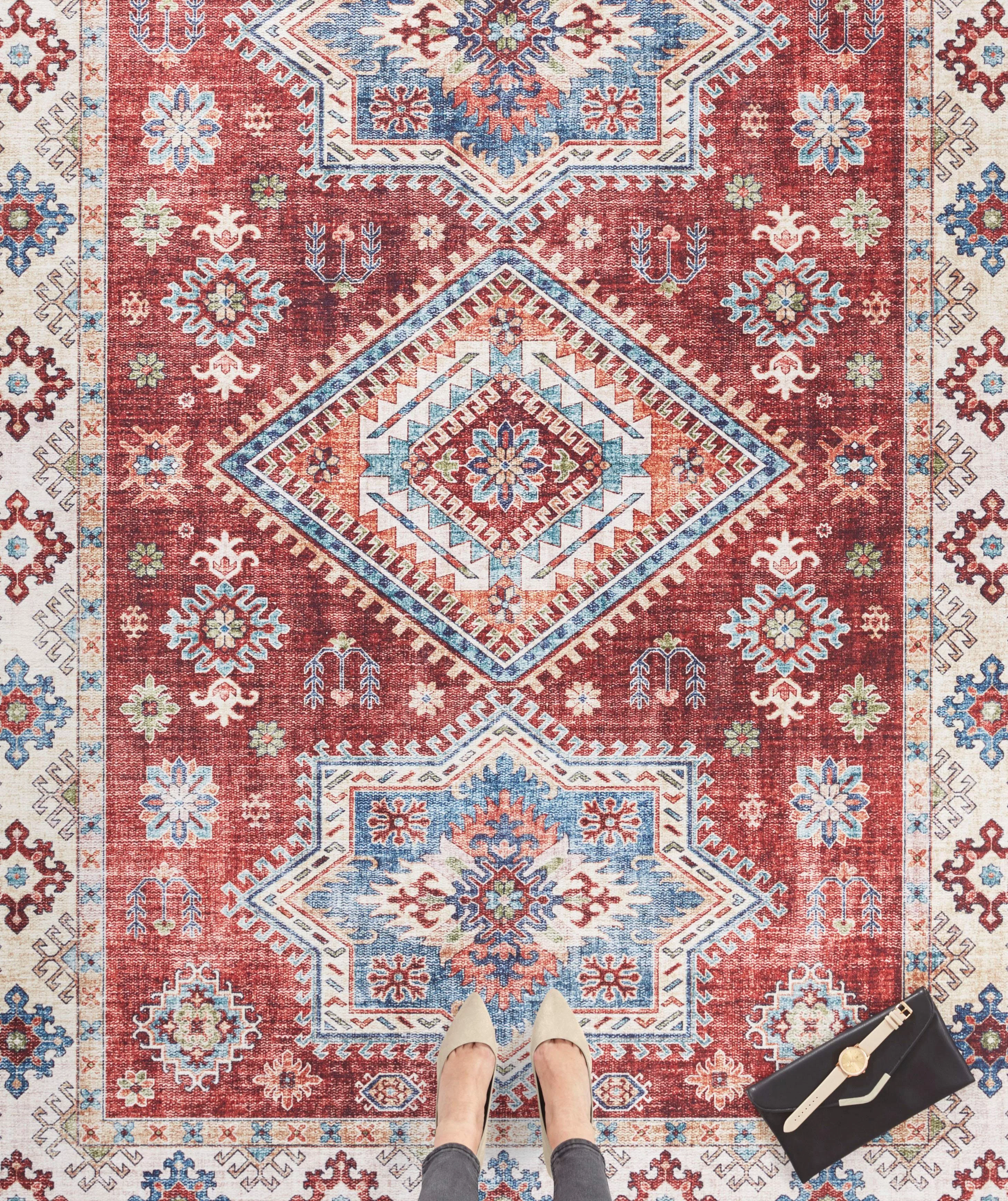 NOURISTAN Teppich »Gratia«, rechteckig, Orientalisch, Vintage, Flachgewebe günstig online kaufen