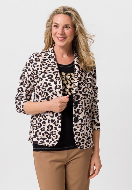 FRANK WALDER Jackenblazer mit elegantem Animalprint günstig online kaufen