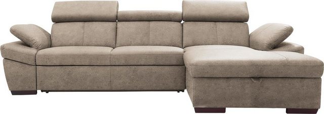 exxpo - sofa fashion Ecksofa "Salerno, klassisch modernes Funktionssofa, ho günstig online kaufen