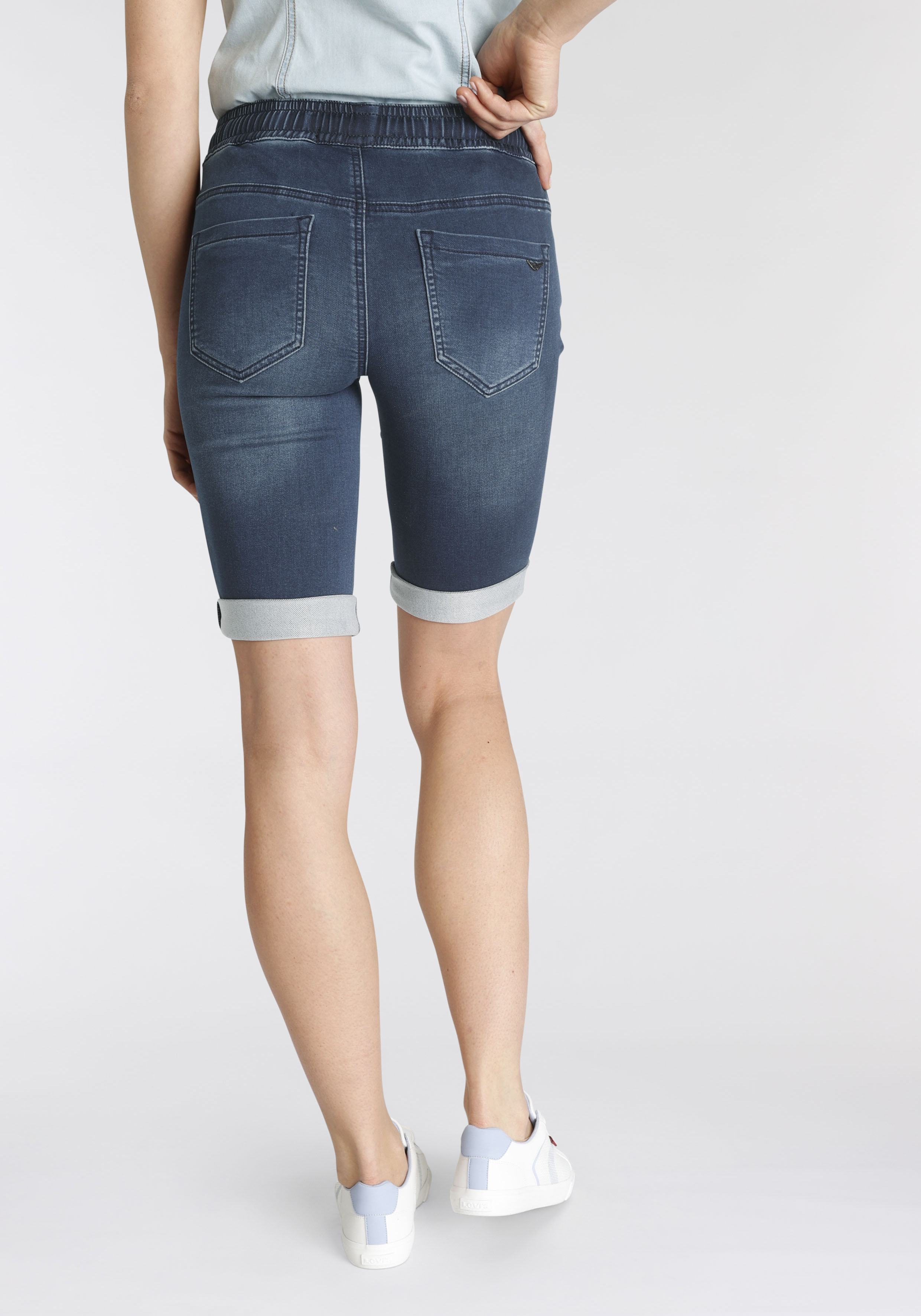 Arizona Jogg-Jeansbermudas Jogg-Denim günstig online kaufen