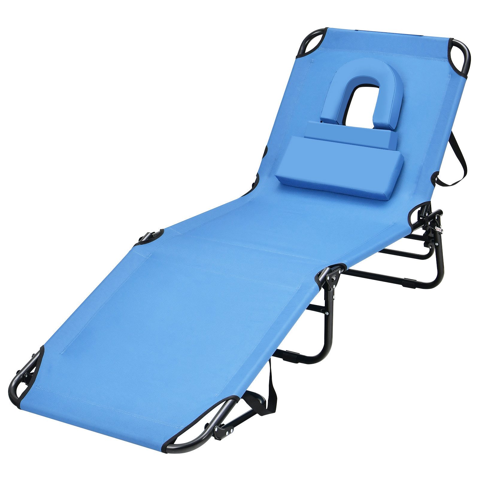 KOMFOTTEU Gartenliege Sonnenliege Strandliege klappbar, mit günstig online kaufen