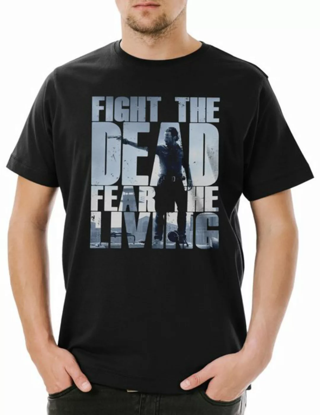 Urban Backwoods Print-Shirt Fight The Dead Fear The Living III Herren T-Shi günstig online kaufen