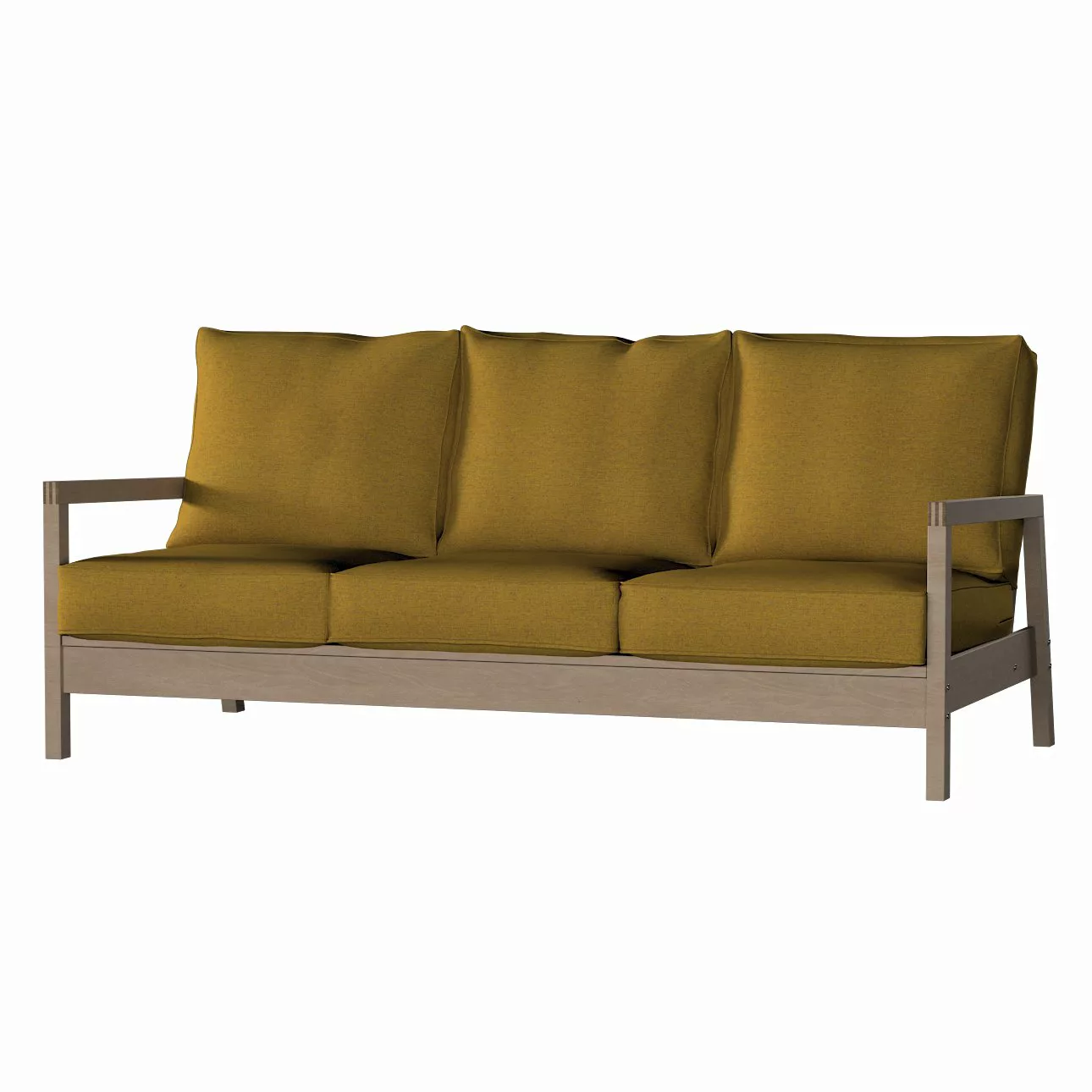 Bezug für Lillberg 3-Sitzer Sofa, gelb, Sofahusse, Lillberg 3-Sitzer, Madri günstig online kaufen