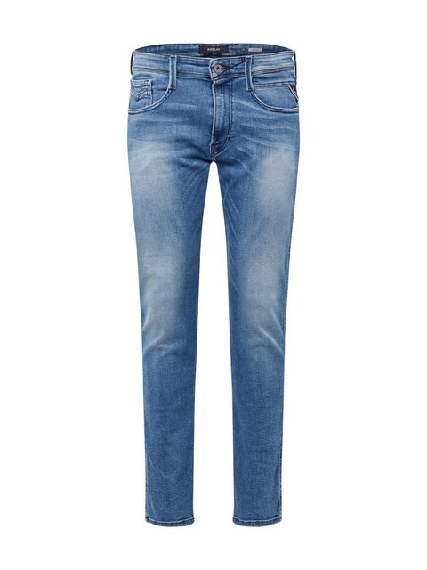 Replay Herren Jeans Anbass - Slim Fit - Blau - Medium Blue Denim günstig online kaufen