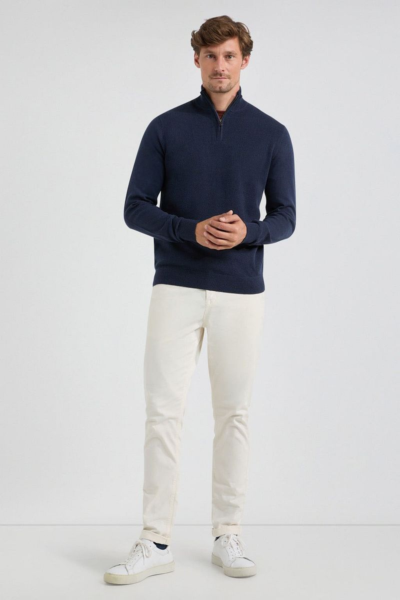McGregor Half Zip Pullover Merinowolle Navy - Größe M günstig online kaufen