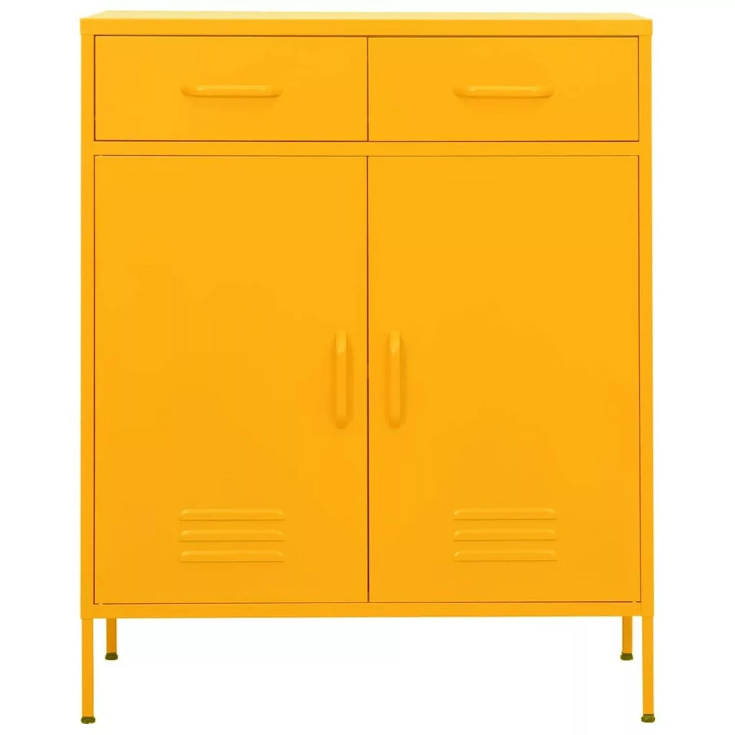 Lagerschrank Senfgelb 80x35x101,5 Cm Stahl günstig online kaufen