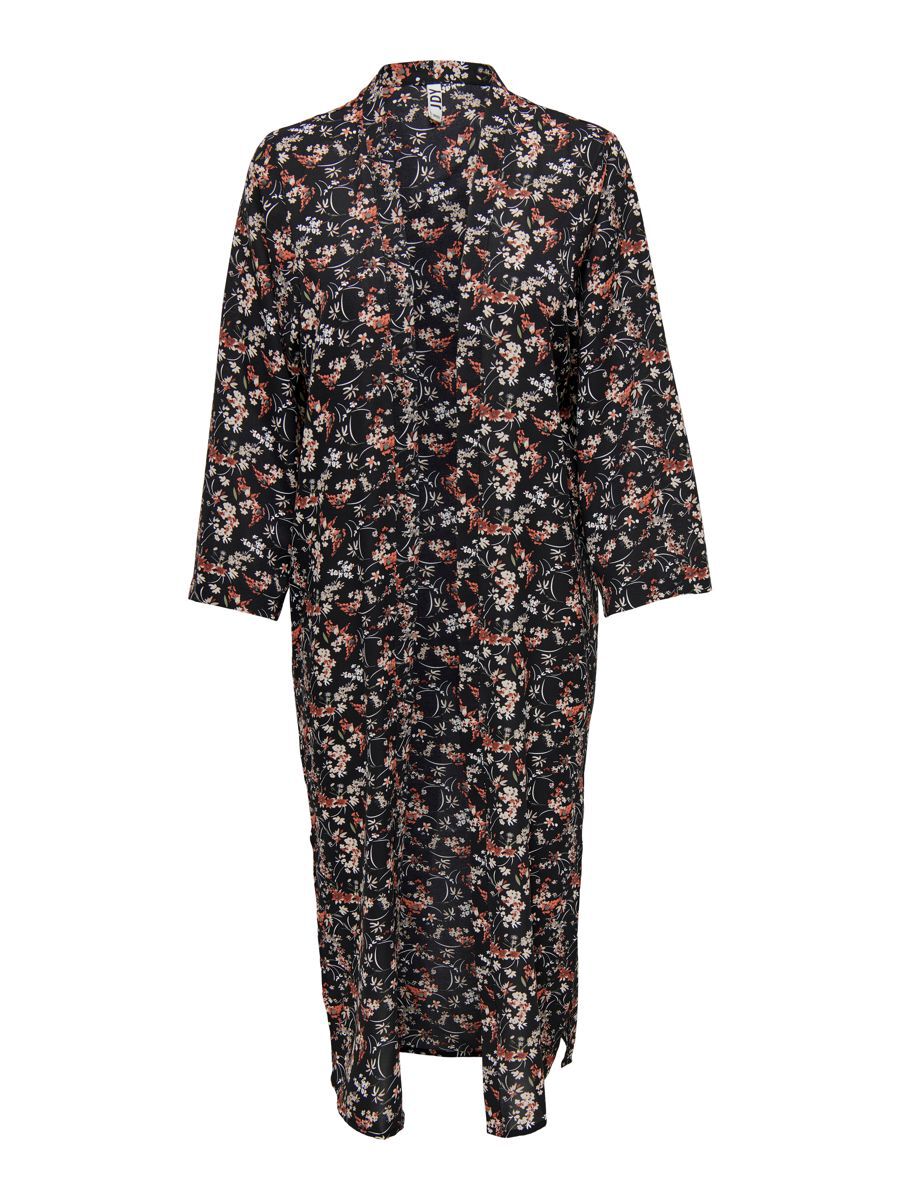 ONLY Langer Kimono Damen Schwarz günstig online kaufen