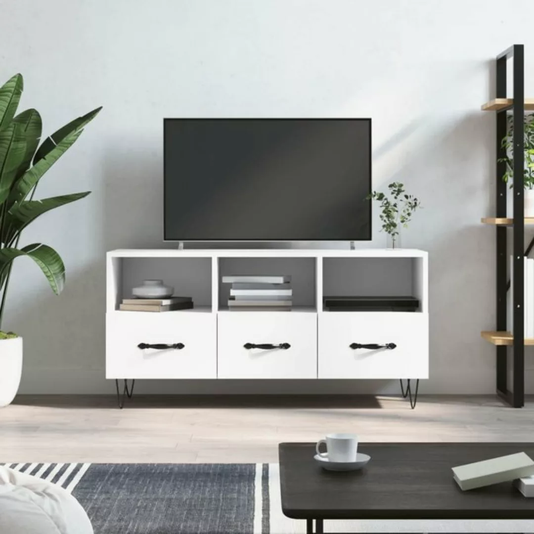 vidaXL TV-Schrank TV-Schrank Weiß 102x36x50 cm Spanplatte günstig online kaufen