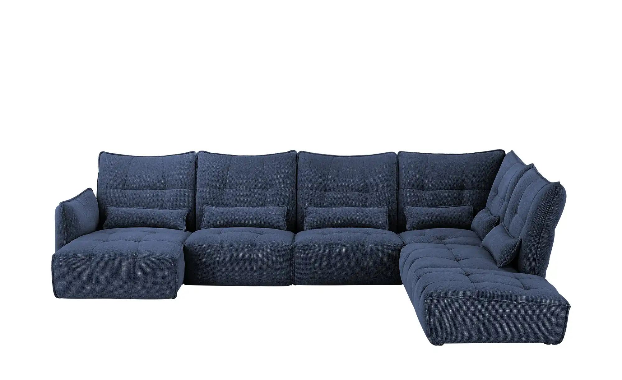 bobb Wohnlandschaft  Jeaneva ¦ blau ¦ Maße (cm): B: 428 H: 101 T: 275 Polst günstig online kaufen