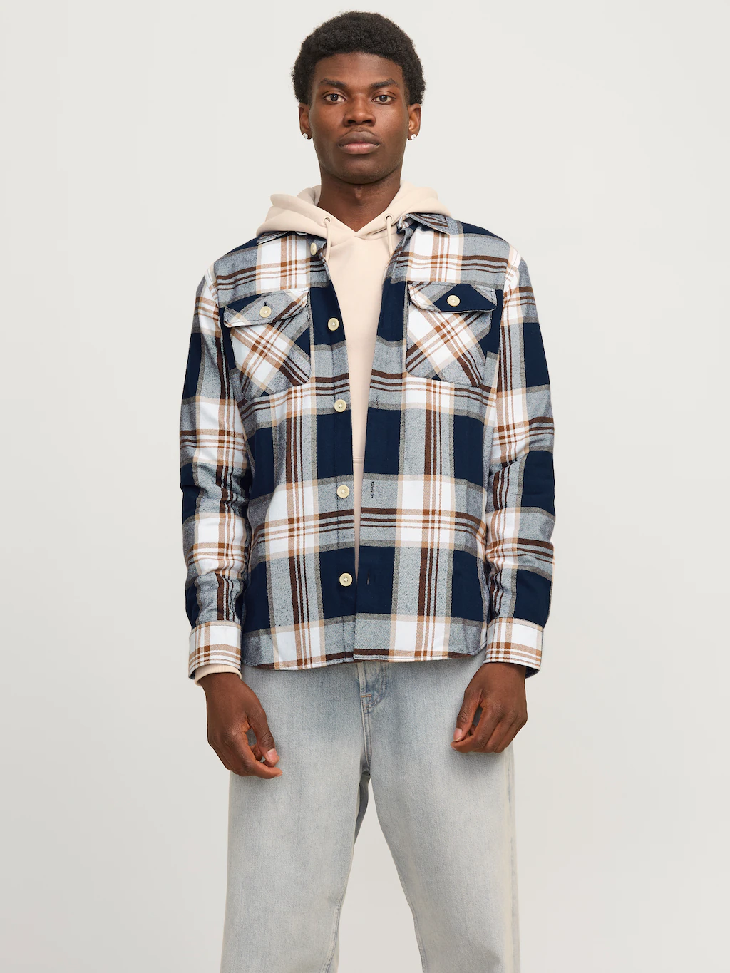 Jack & Jones Langarmhemd JJEDARREN OVERSHIRT LS NOOS günstig online kaufen