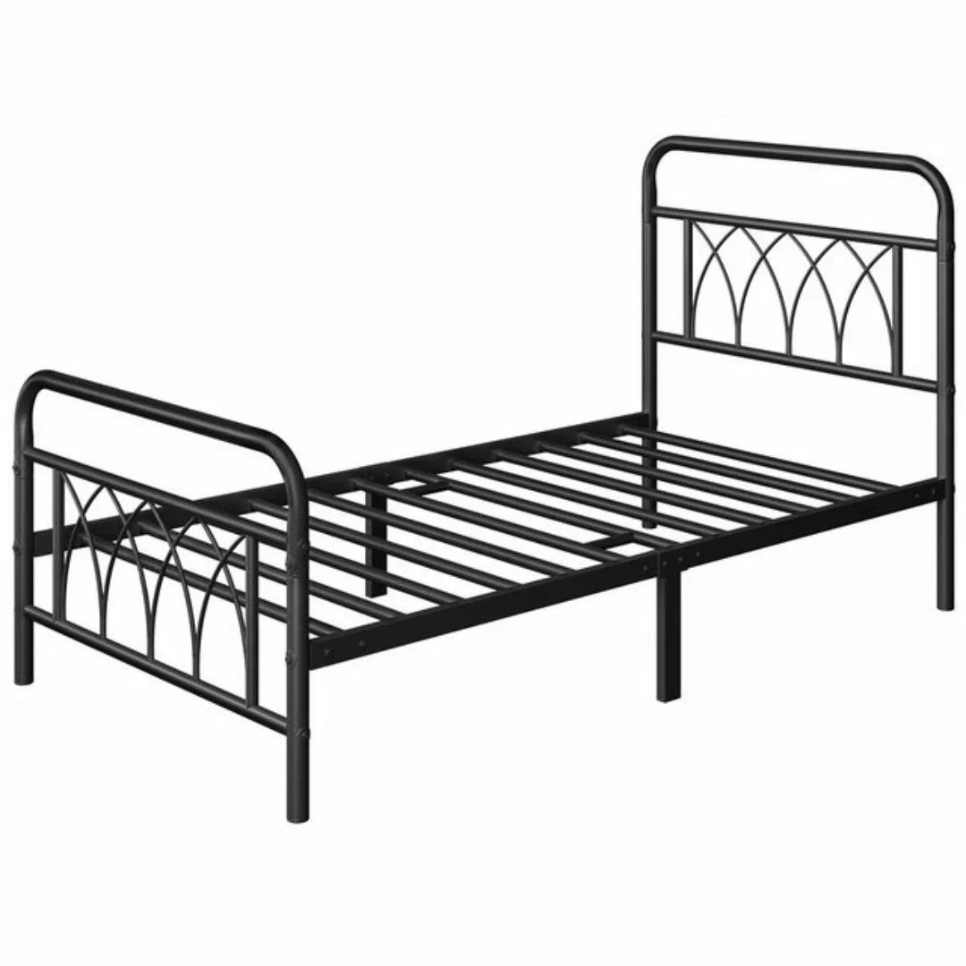 Yaheetech Metallbett, Bettrahmen Vintage mit Lattenrost, Einzelbett/ Doppel günstig online kaufen