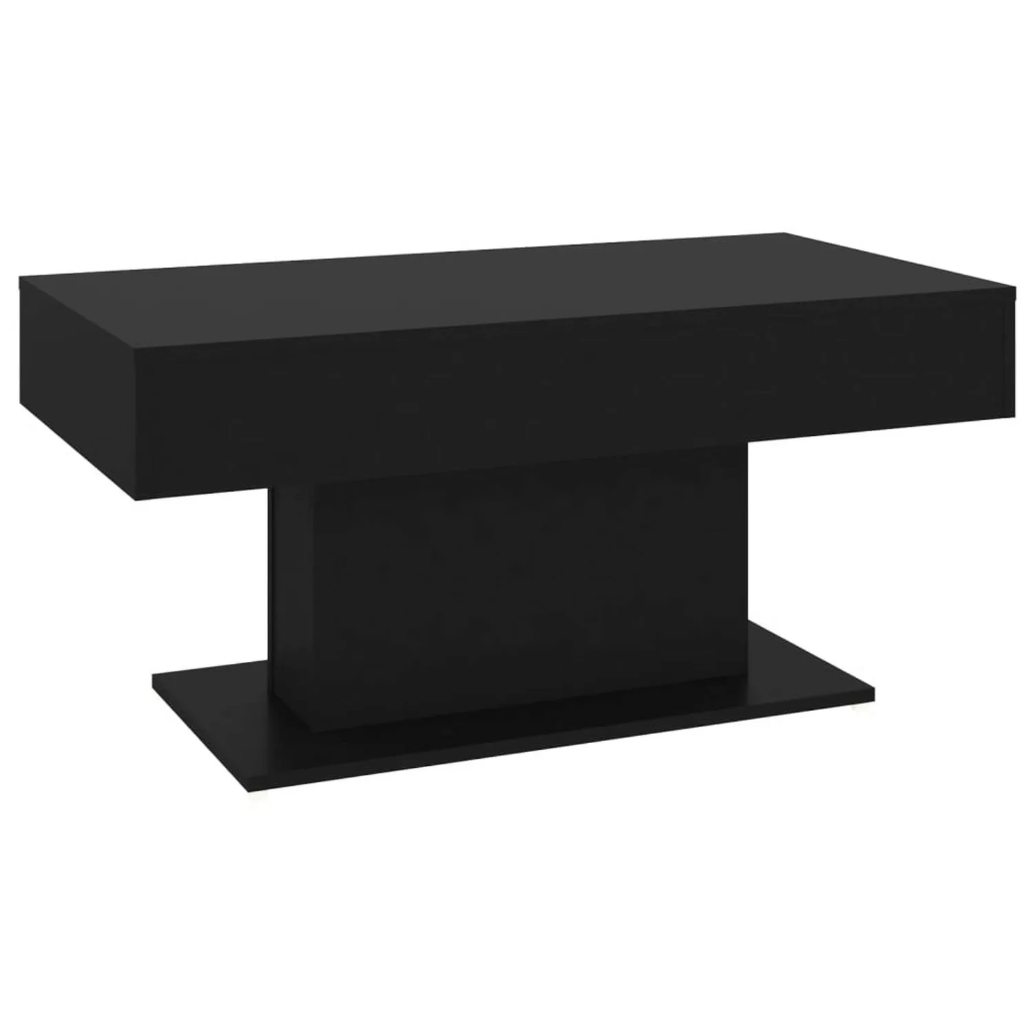 Couchtisch Schwarz 96x50x45 Cm Spanplatte günstig online kaufen