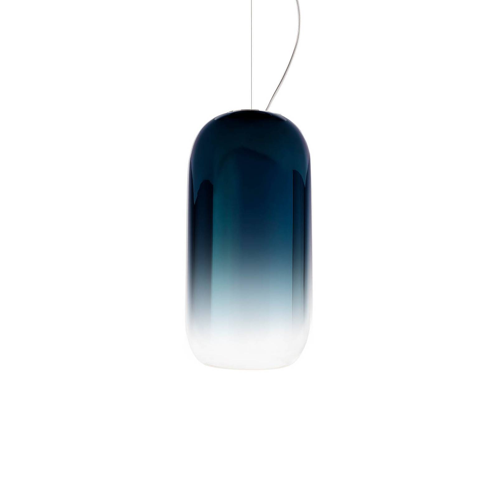Artemide Gople Mini Hängelampe, blau/schwarz günstig online kaufen
