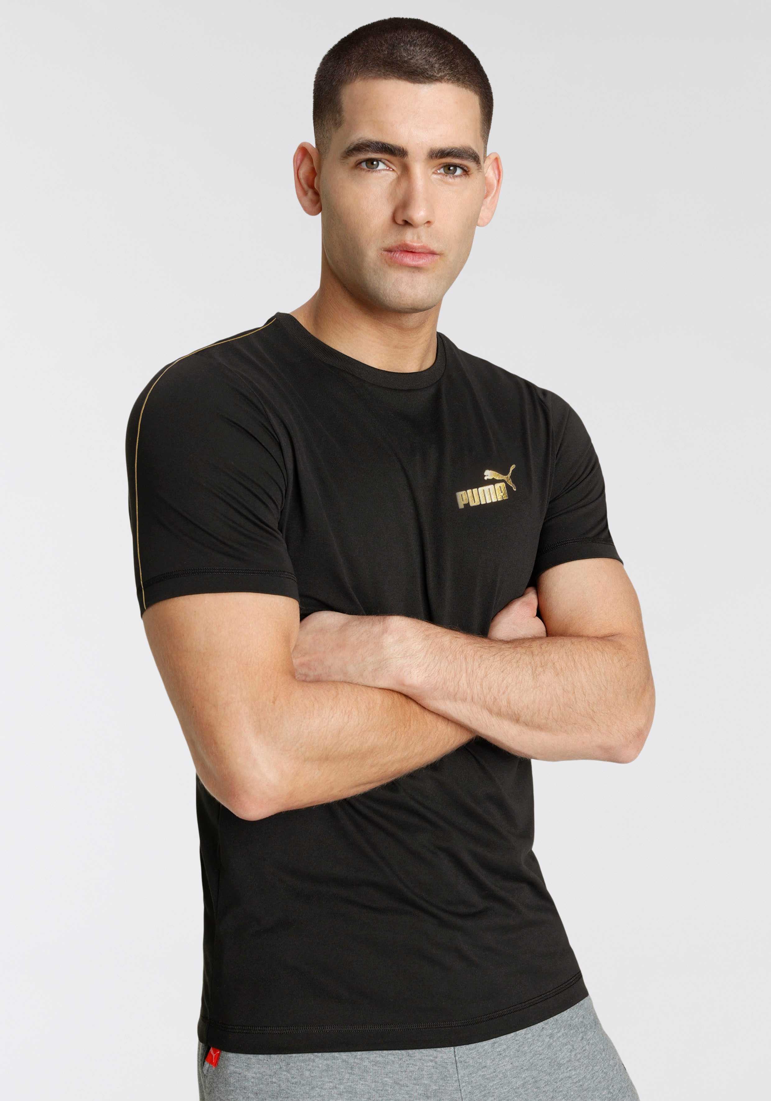 PUMA T-Shirt ESS TAPE MINIMAL GOLD günstig online kaufen