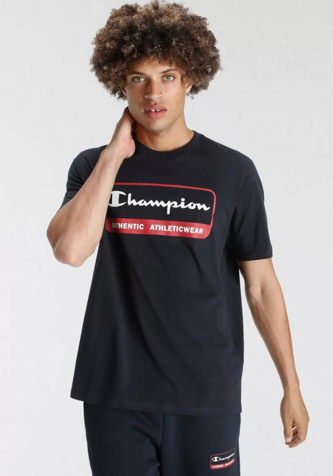 Champion T-Shirt Champion Herren T-Shirt 219165 BS501 NNY Dunkelblau günstig online kaufen