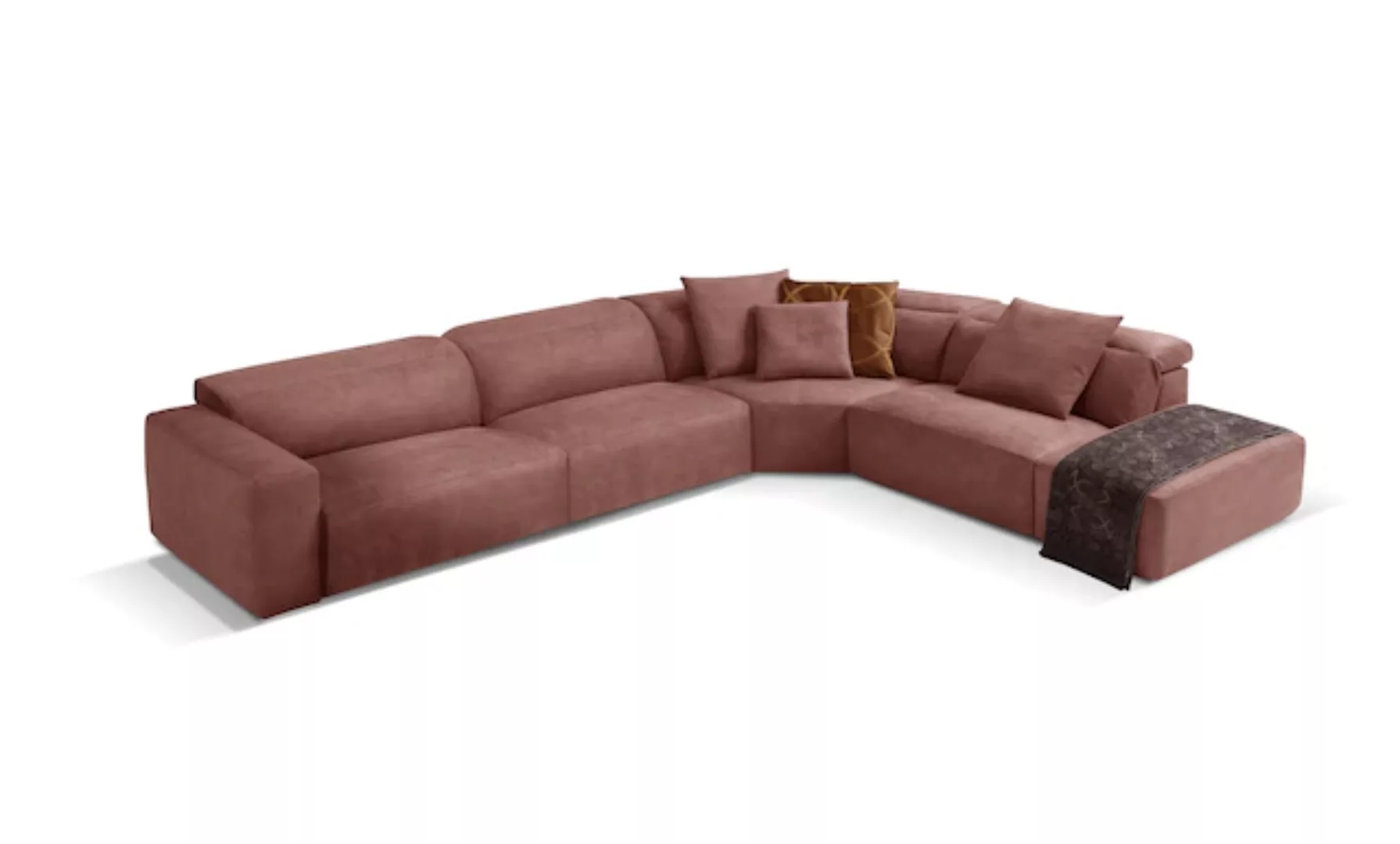 Egoitaliano Ecksofa »Beverly, extravangantes Designsofa mit erstklassigem S günstig online kaufen