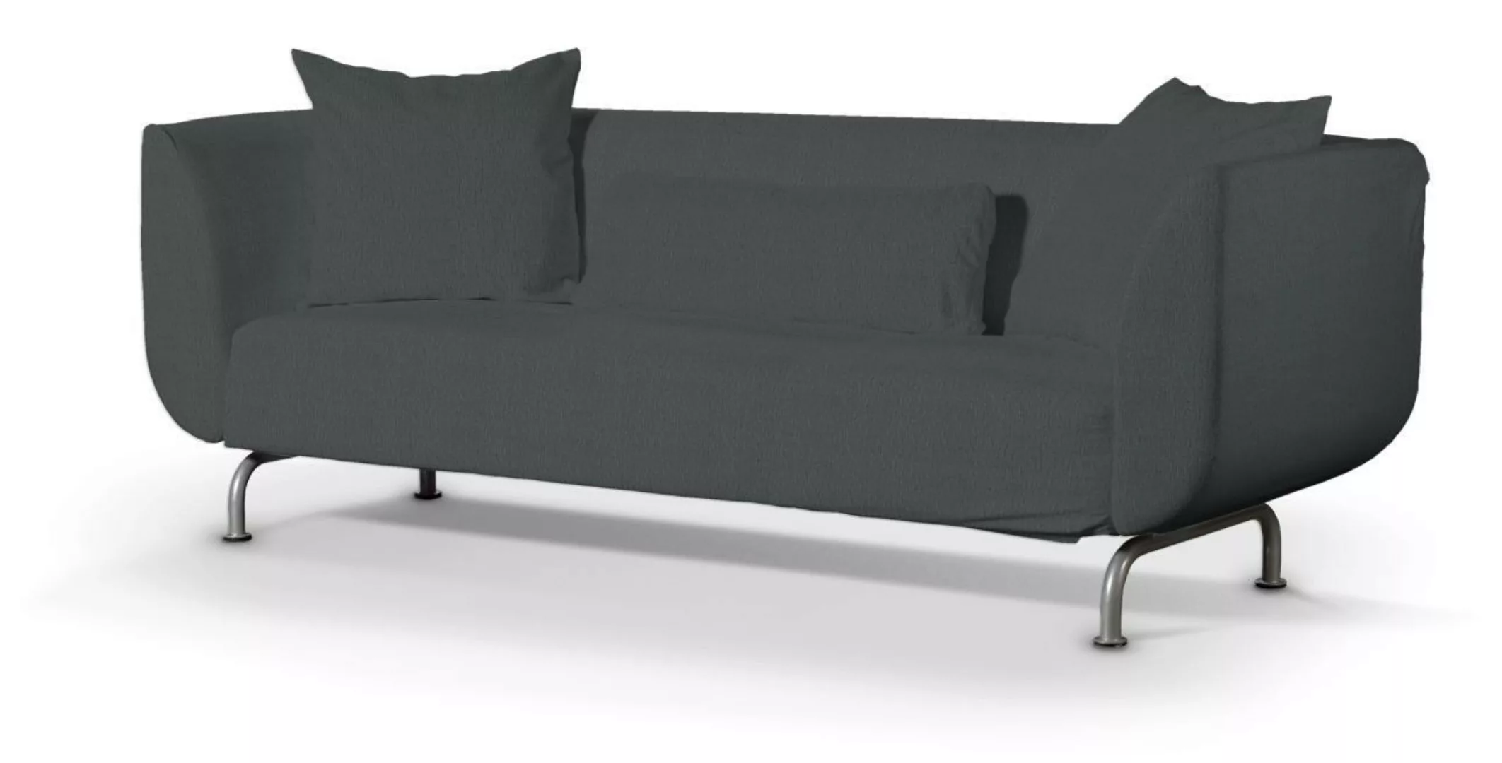 Bezug für Strömstad 3-Sitzer Sofa, stahlgrau, Bezug für Sofa Stromstad 3-si günstig online kaufen