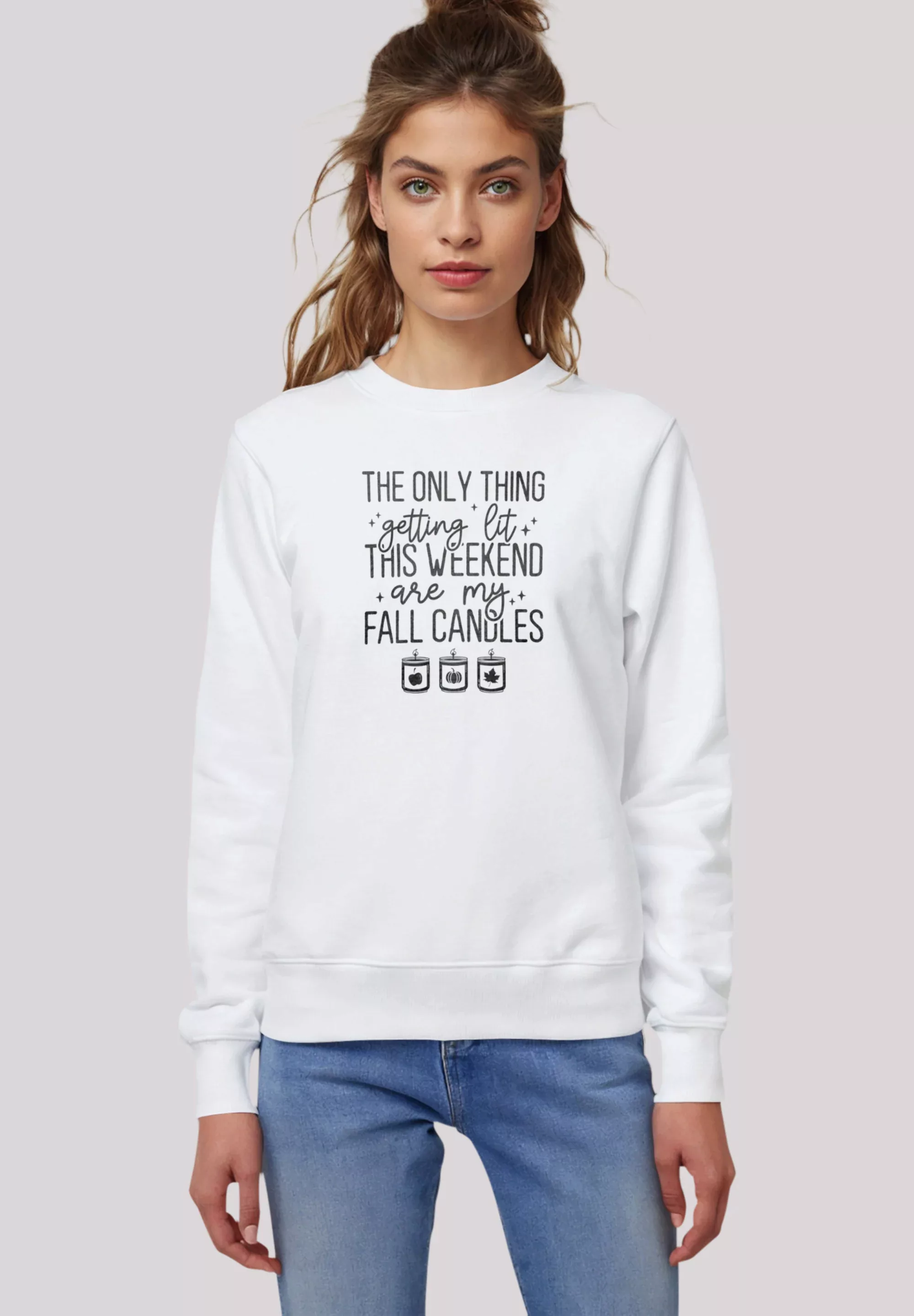 F4NT4STIC Sweatshirt "getting lit fall candles", Premium Qualität günstig online kaufen