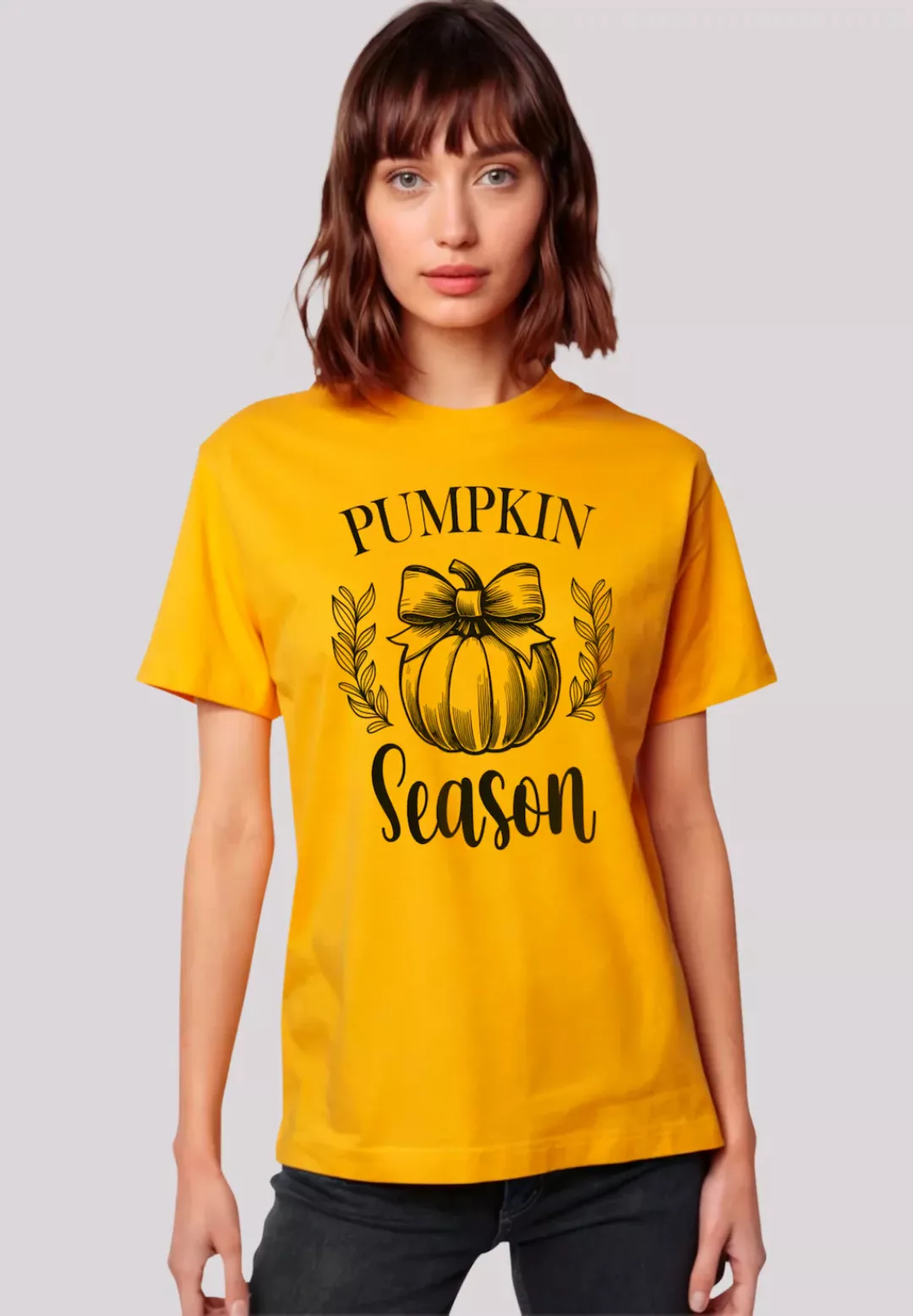 F4NT4STIC T-Shirt "Pumpkin Kürbis season", Premium Qualität, Halloween, Her günstig online kaufen