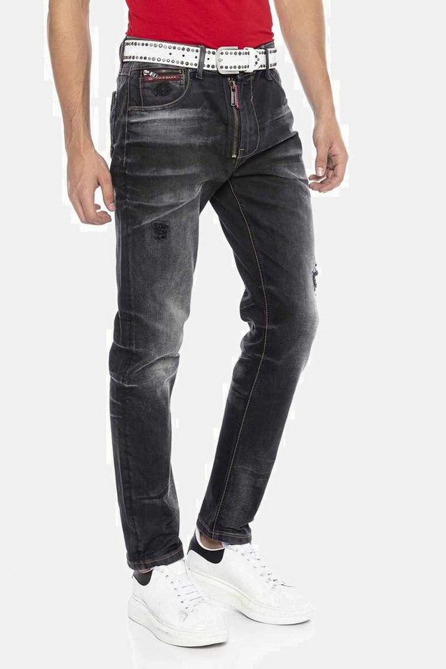 Cipo & Baxx 5-Pocket-Jeans Jeans im modischen Look, CD666 günstig online kaufen