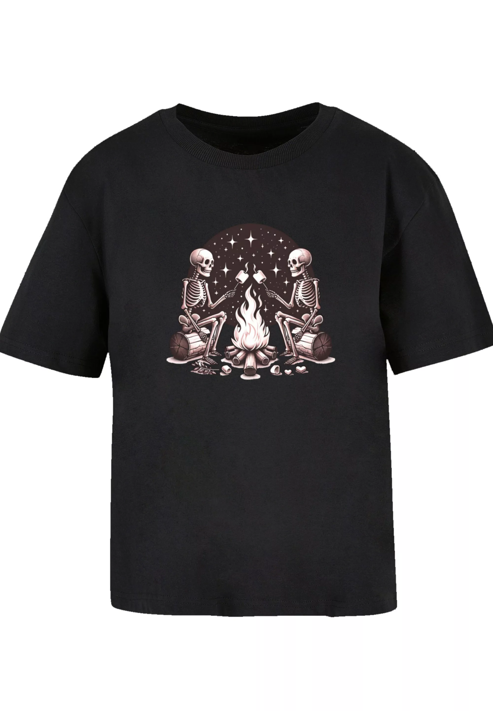 F4NT4STIC T-Shirt "Skelette Lagerfeuer Marshmallow", Premium Qualität günstig online kaufen