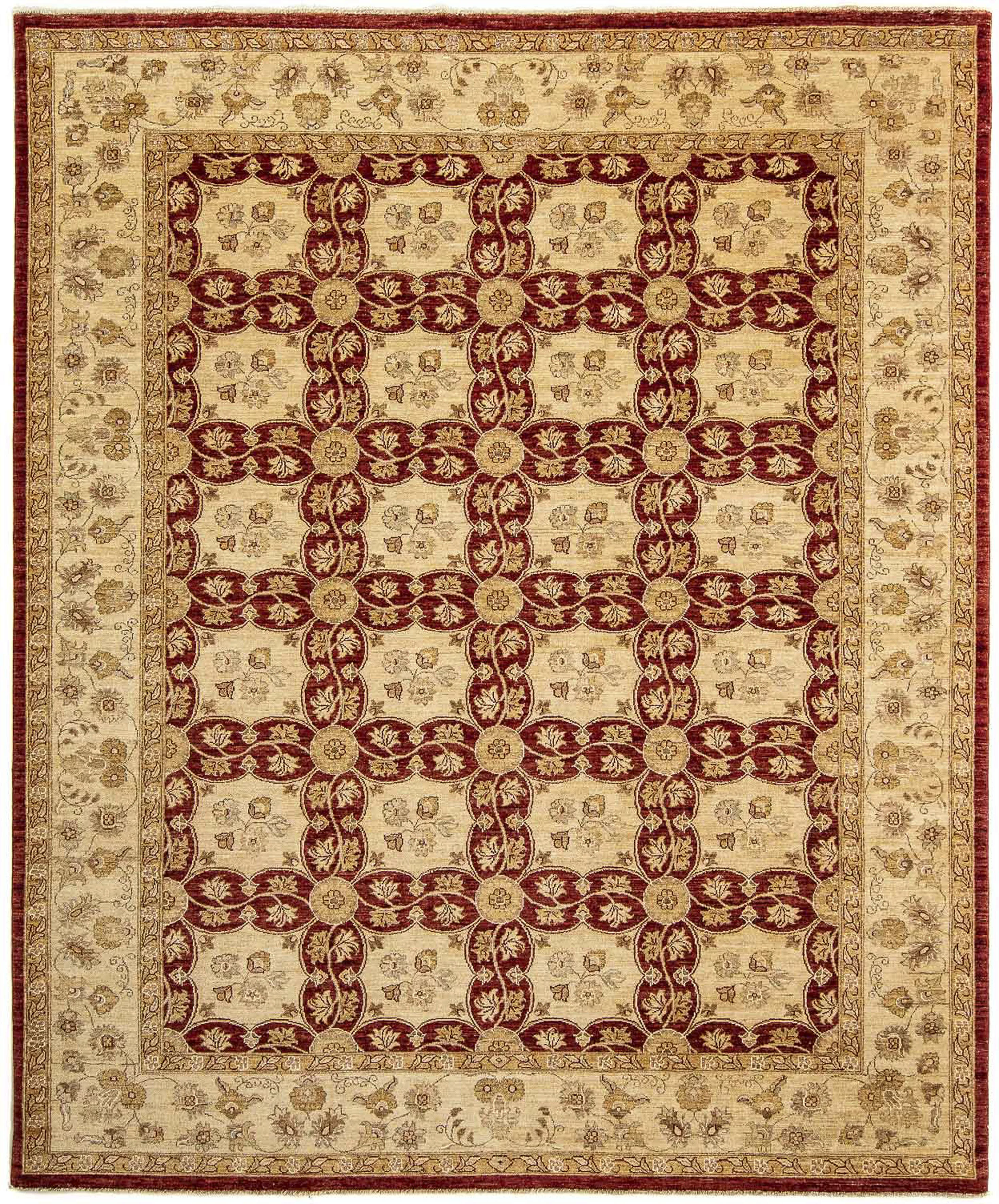 morgenland Orientteppich »Ziegler - 293 x 250 cm - dunkelrot«, rechteckig, günstig online kaufen