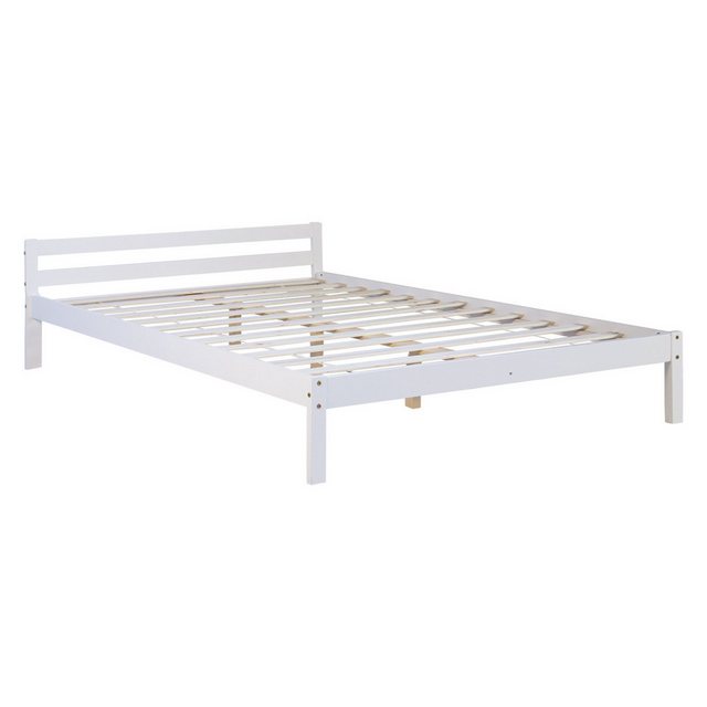 Homestyle4u Holzbett 90 x 200 / 140 x 200 Einzelbett Doppelbett Kinderbett günstig online kaufen