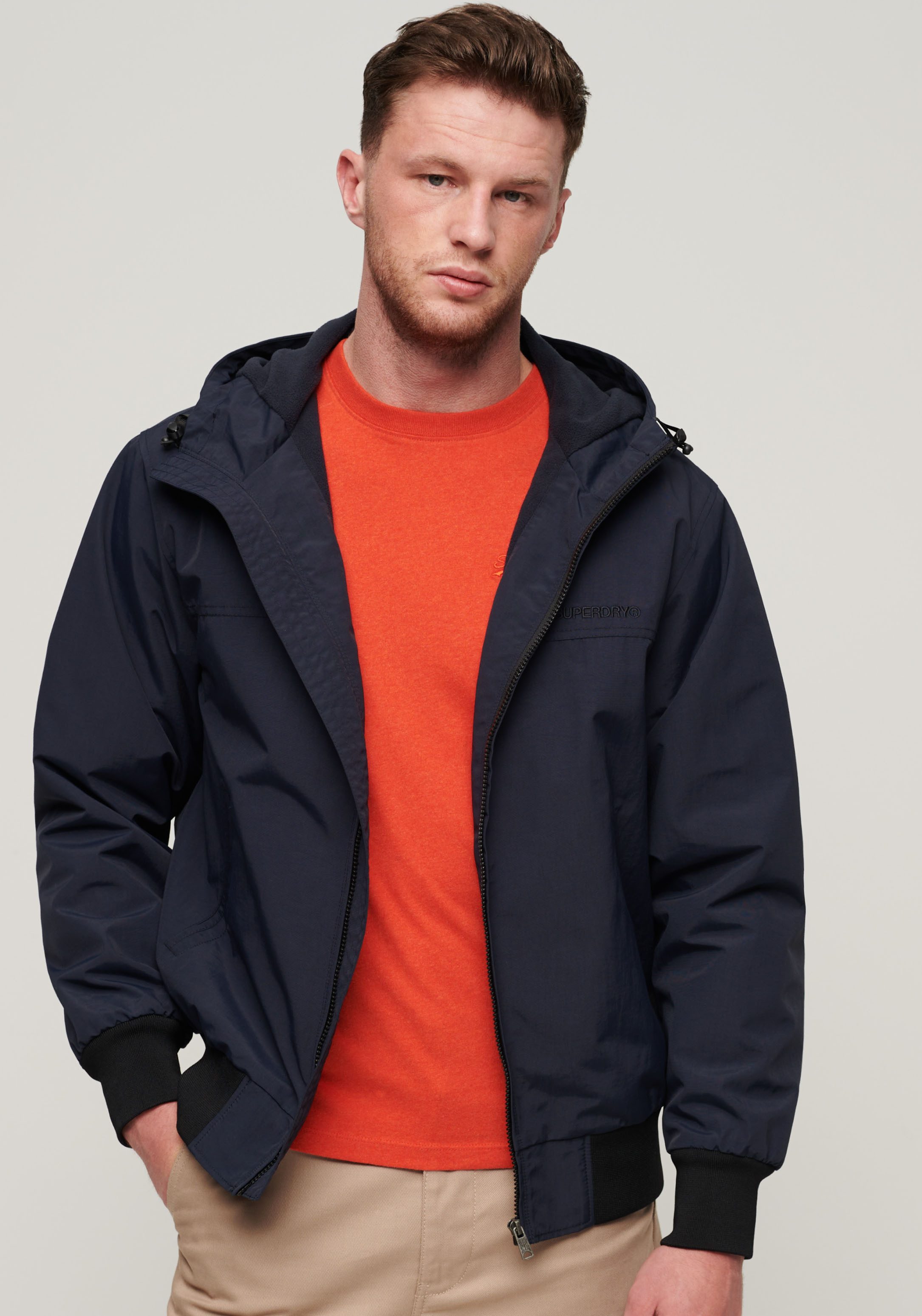 Superdry Bomberjacke "SURPLUS NYLON HOODED BOMBER", mit Kapuze günstig online kaufen