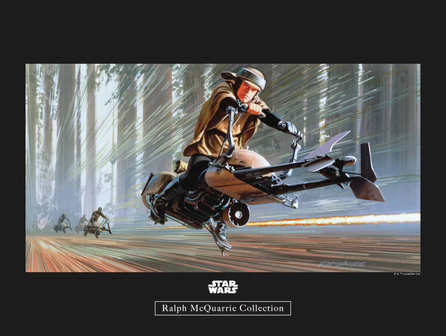 Komar Wandbild Star Wars Speeder 70 x 50 cm günstig online kaufen